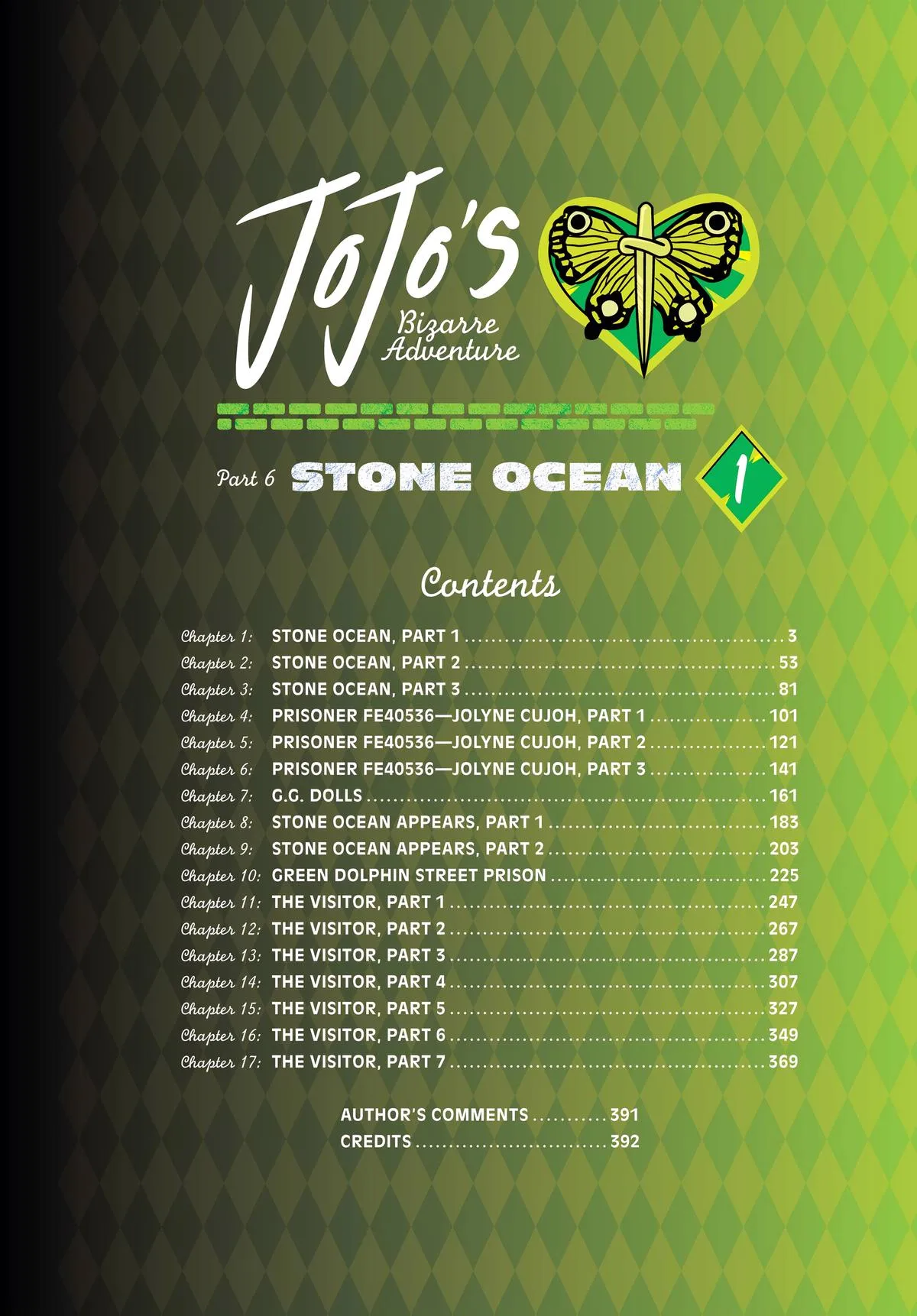 JoJo's Bizarre Adventure - Part 6 - Stone Ocean — Chapter 1 — Page 3