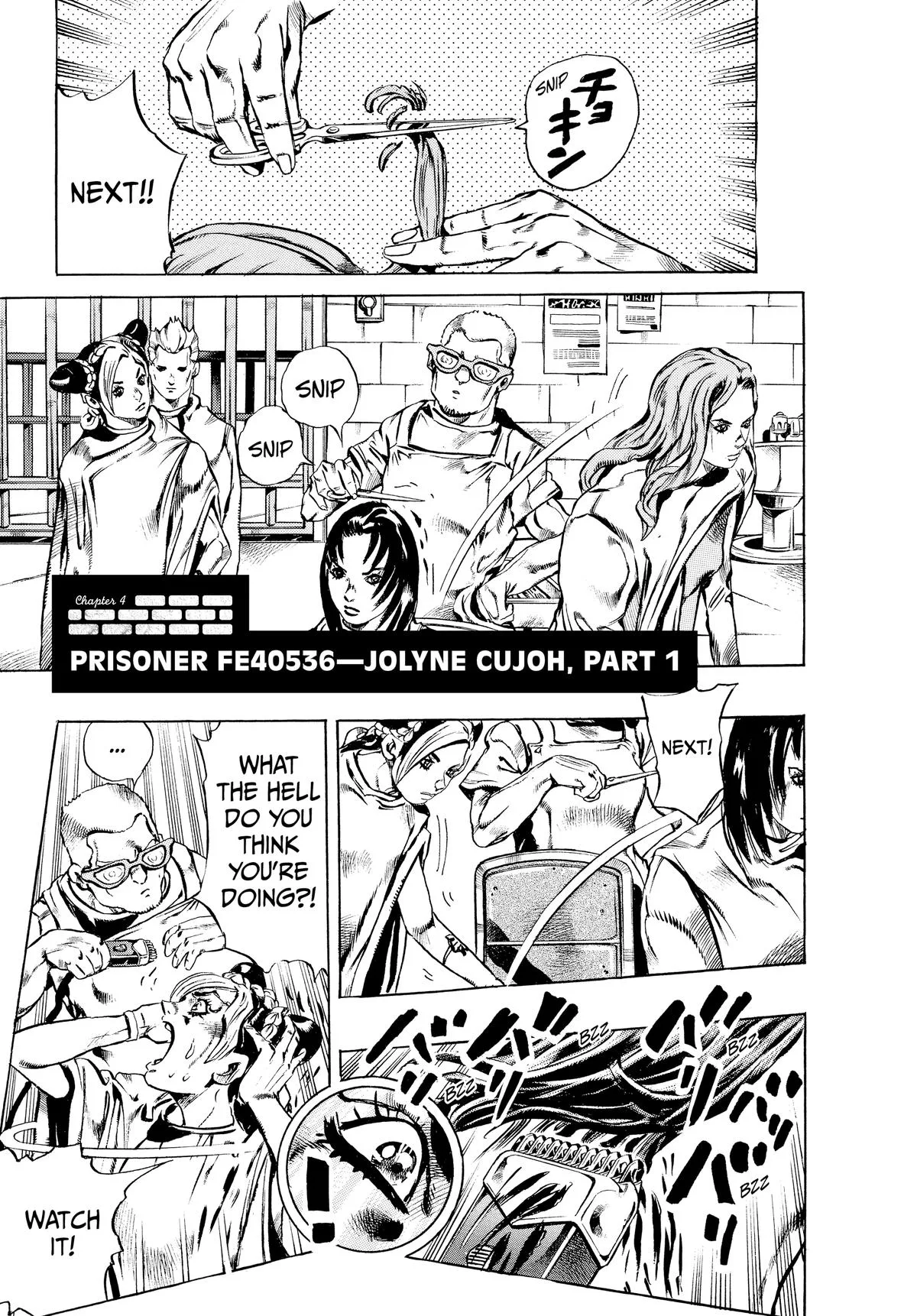 JoJo's Bizarre Adventure - Part 6 - Stone Ocean — Chapter 4 — Page 1