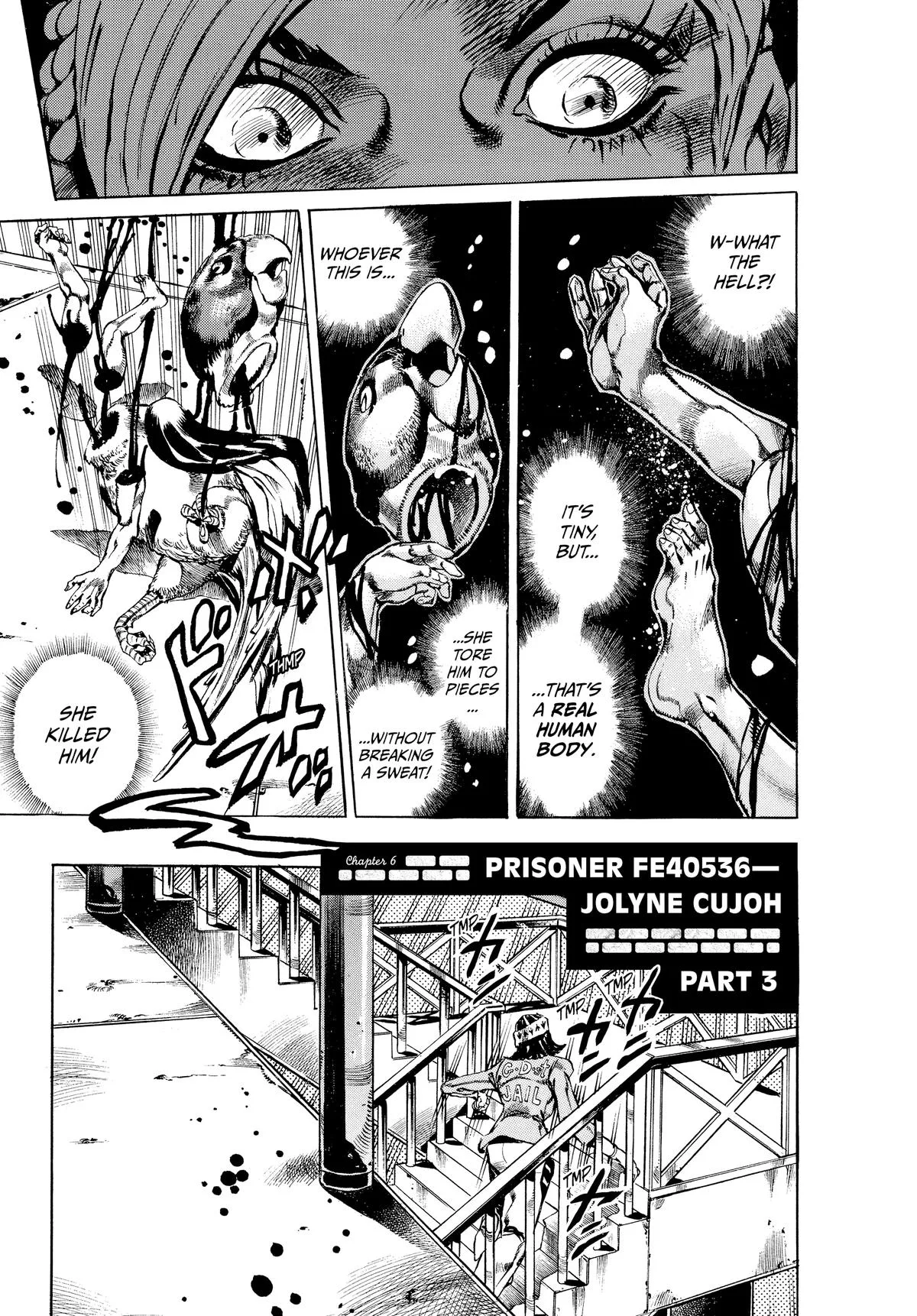 JoJo's Bizarre Adventure - Part 6 - Stone Ocean — Chapter 6 — Page 1