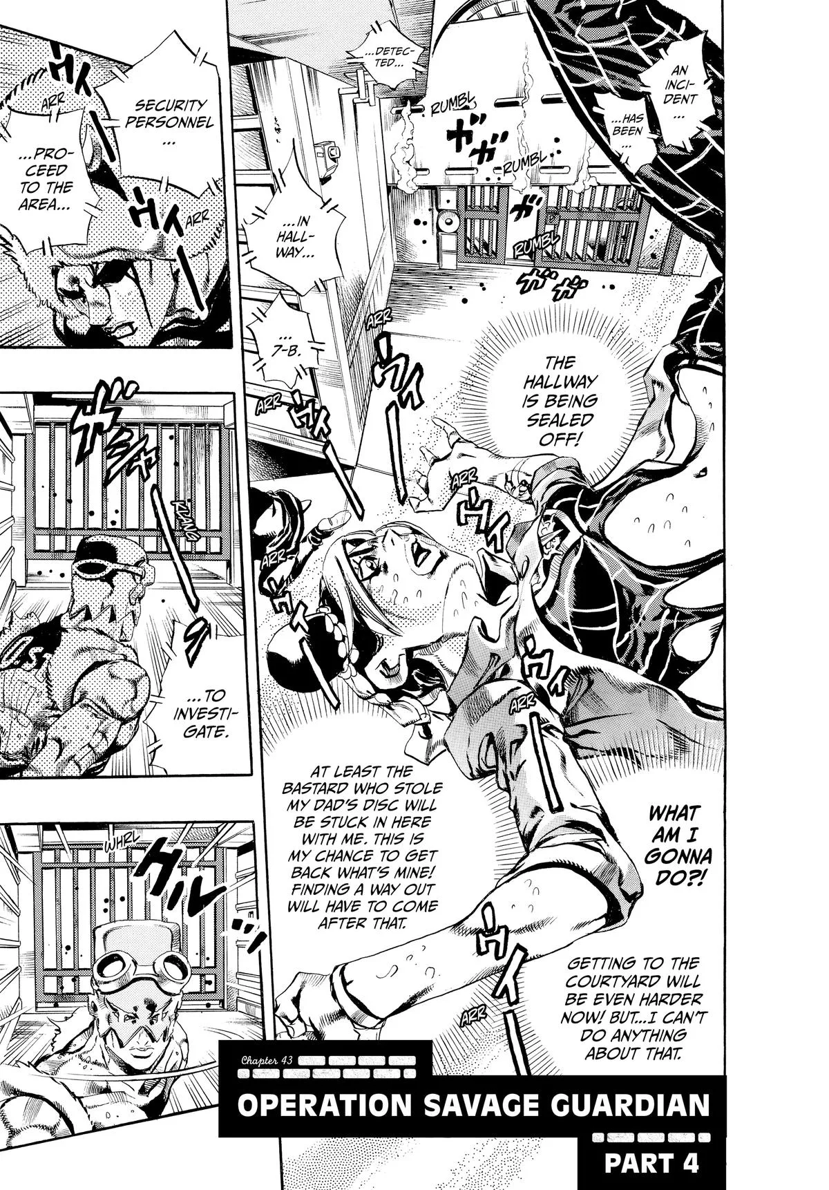 JoJo's Bizarre Adventure - Part 6 - Stone Ocean β Chapter 43 β Page 1