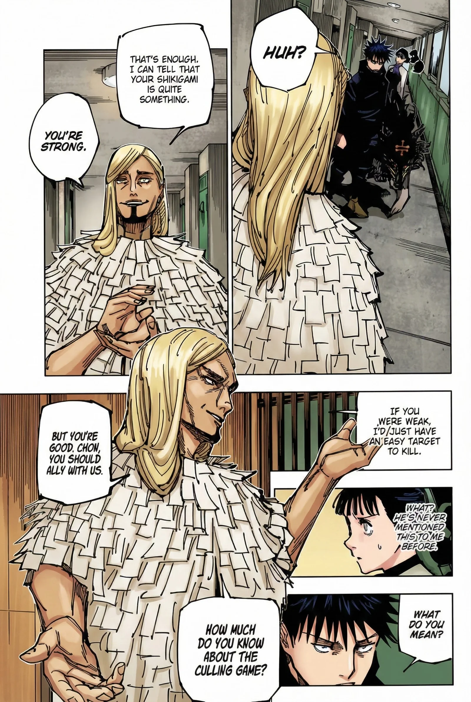Jujutsu Kaisen Colored Manga JJK — Chapter 167 — Page 5