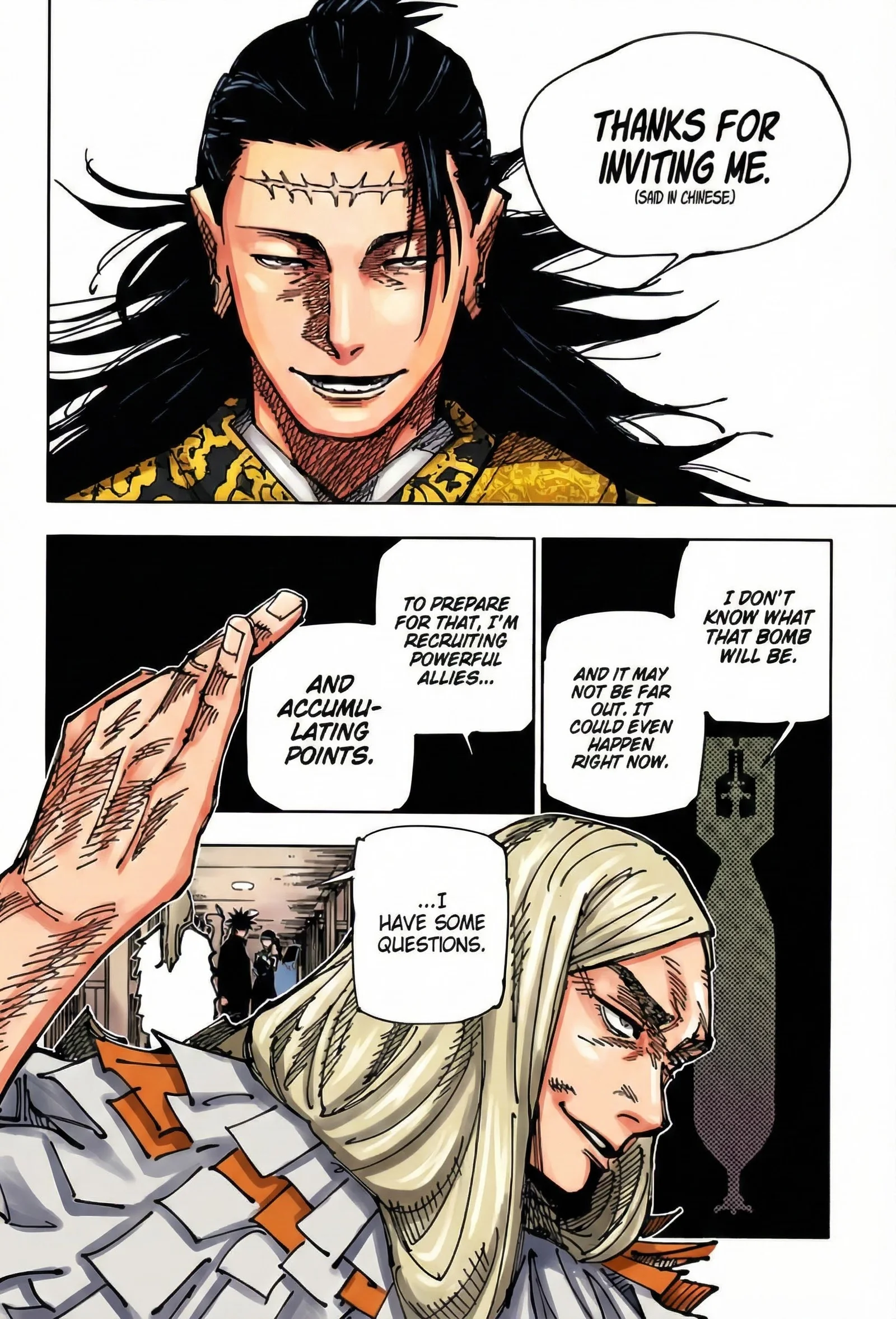 Jujutsu Kaisen Colored Manga JJK — Chapter 167 — Page 10