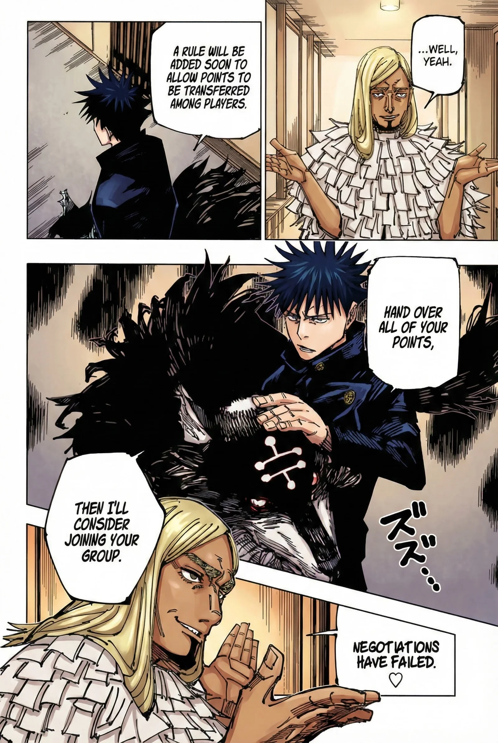 Jujutsu Kaisen Colored Manga JJK — Chapter 167 — Page 12