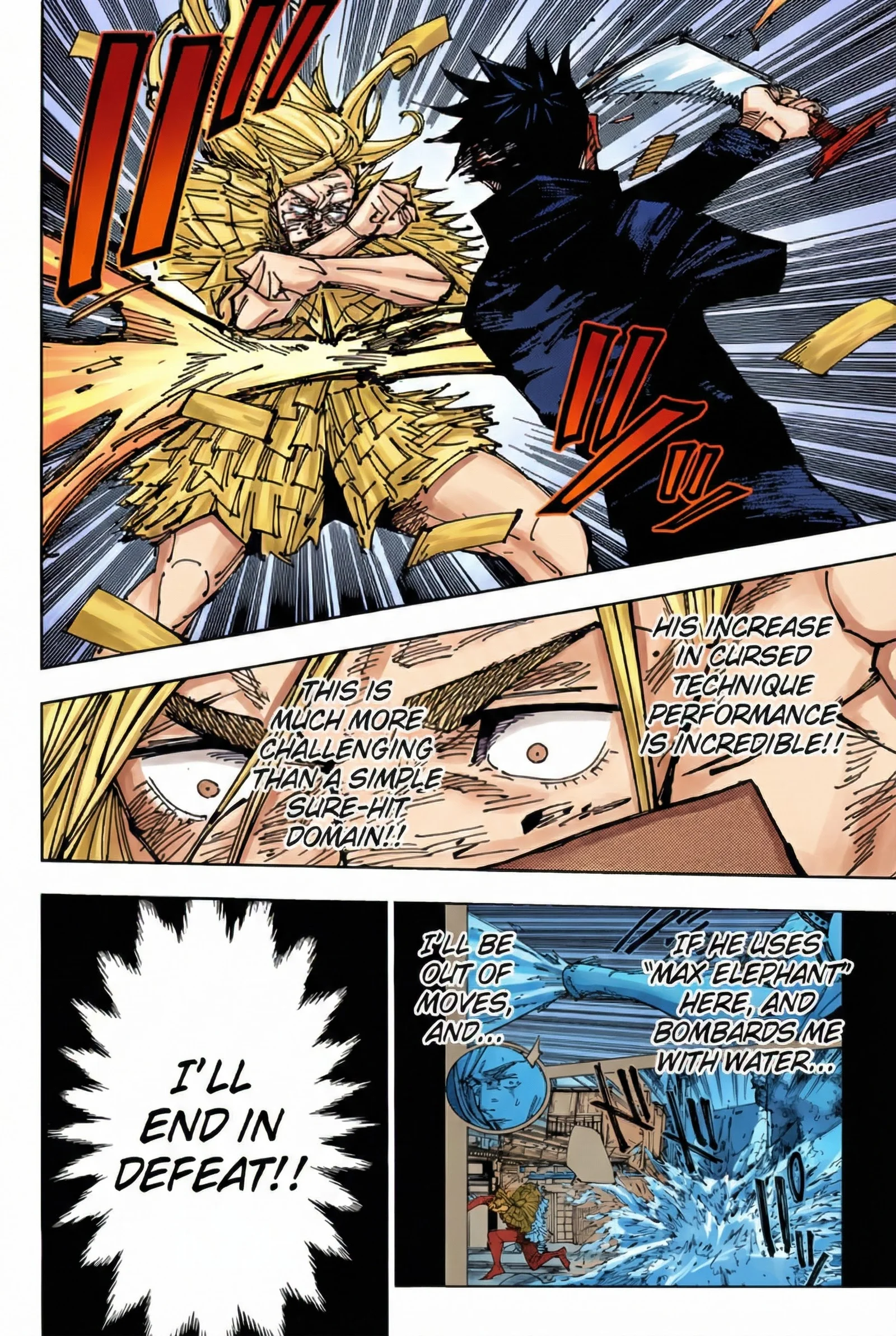 Jujutsu Kaisen Colored Manga JJK — Chapter 171 — Page 12