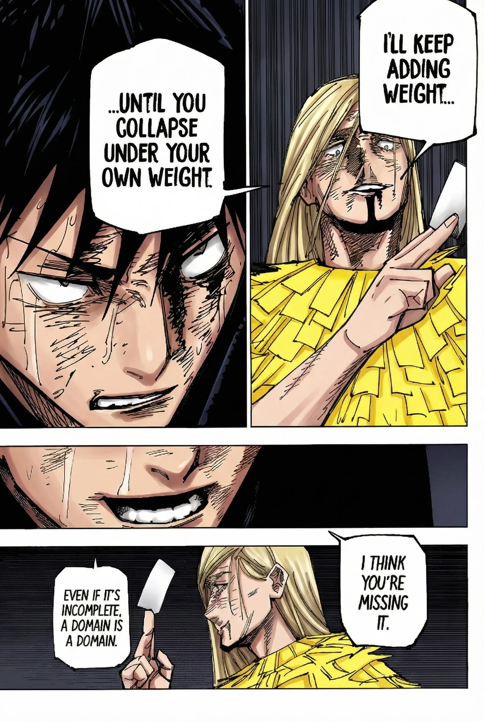 Jujutsu Kaisen Colored Manga JJK — Chapter 171 — Page 17