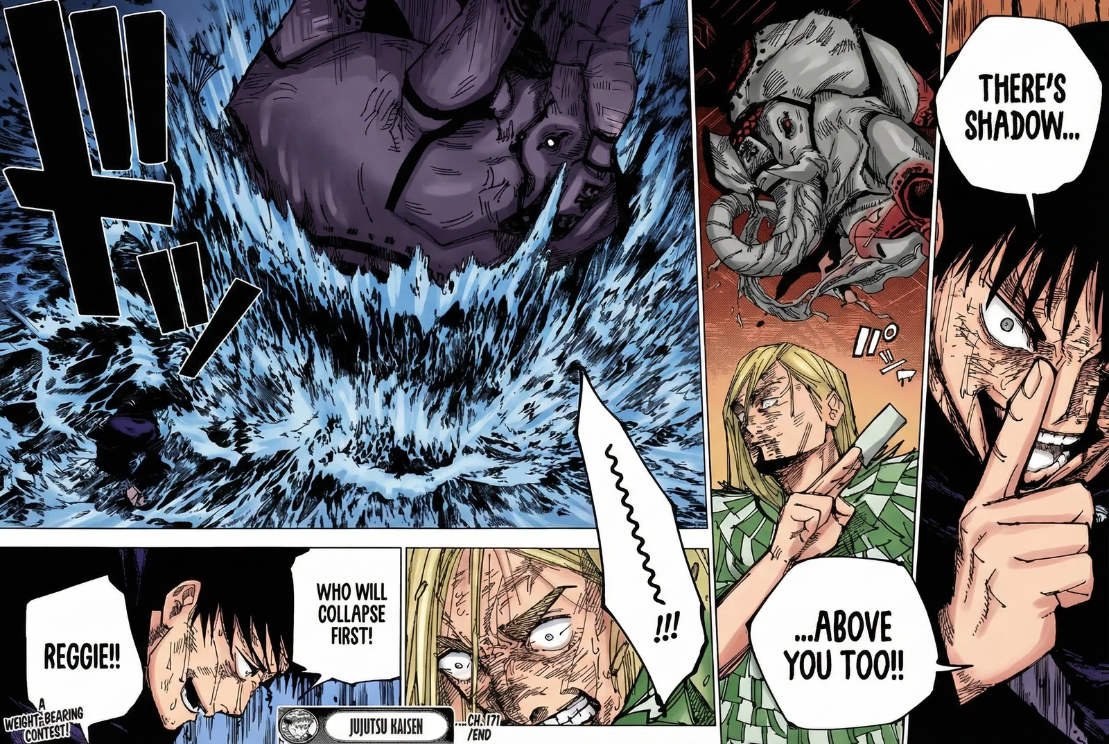 Jujutsu Kaisen Colored Manga JJK — Chapter 171 — Page 18