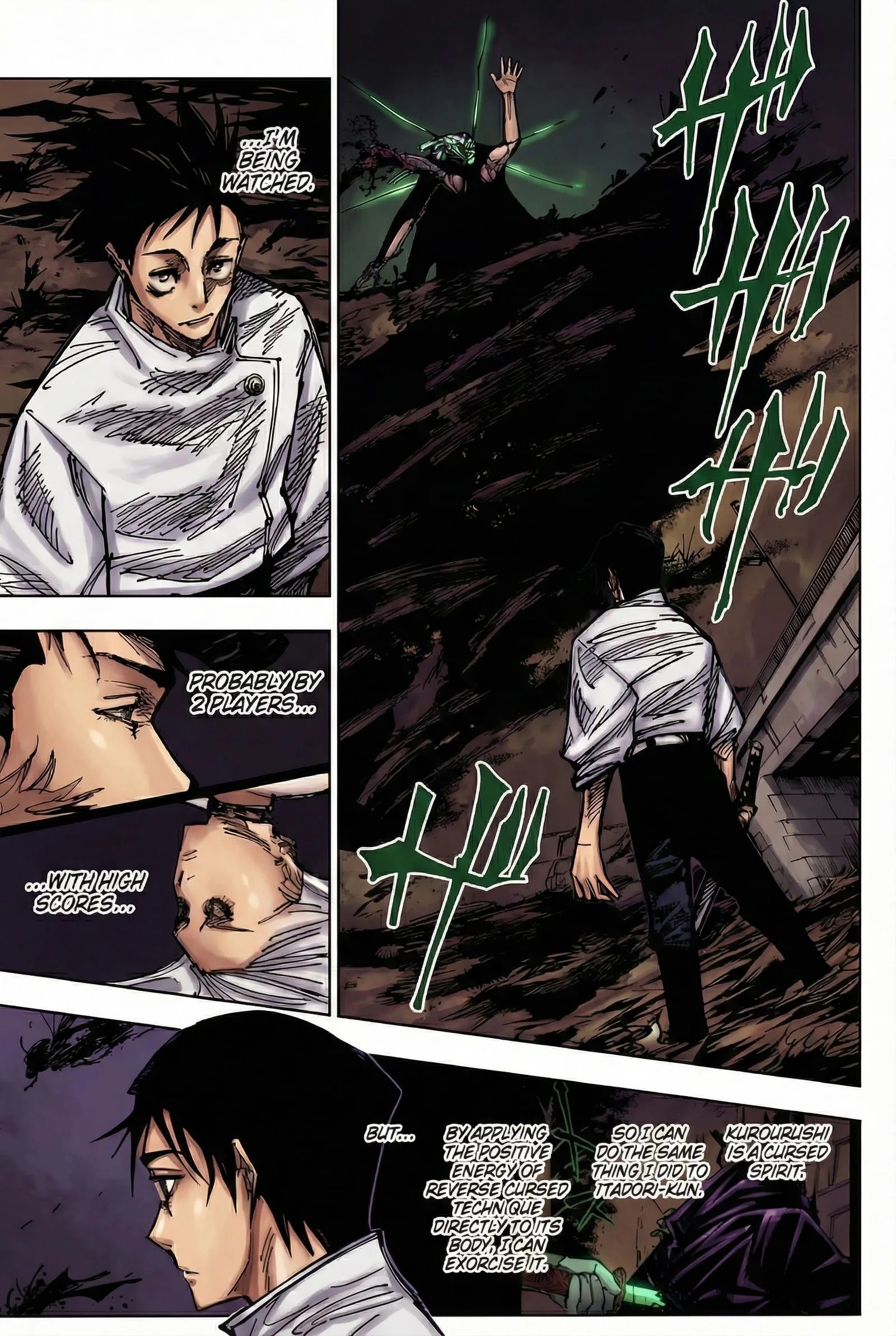 Jujutsu Kaisen Colored Manga JJK — Chapter 175 — Page 7