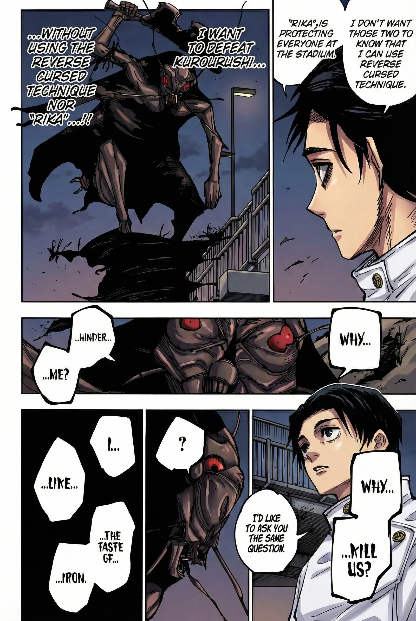 Jujutsu Kaisen Colored Manga JJK — Chapter 175 — Page 8