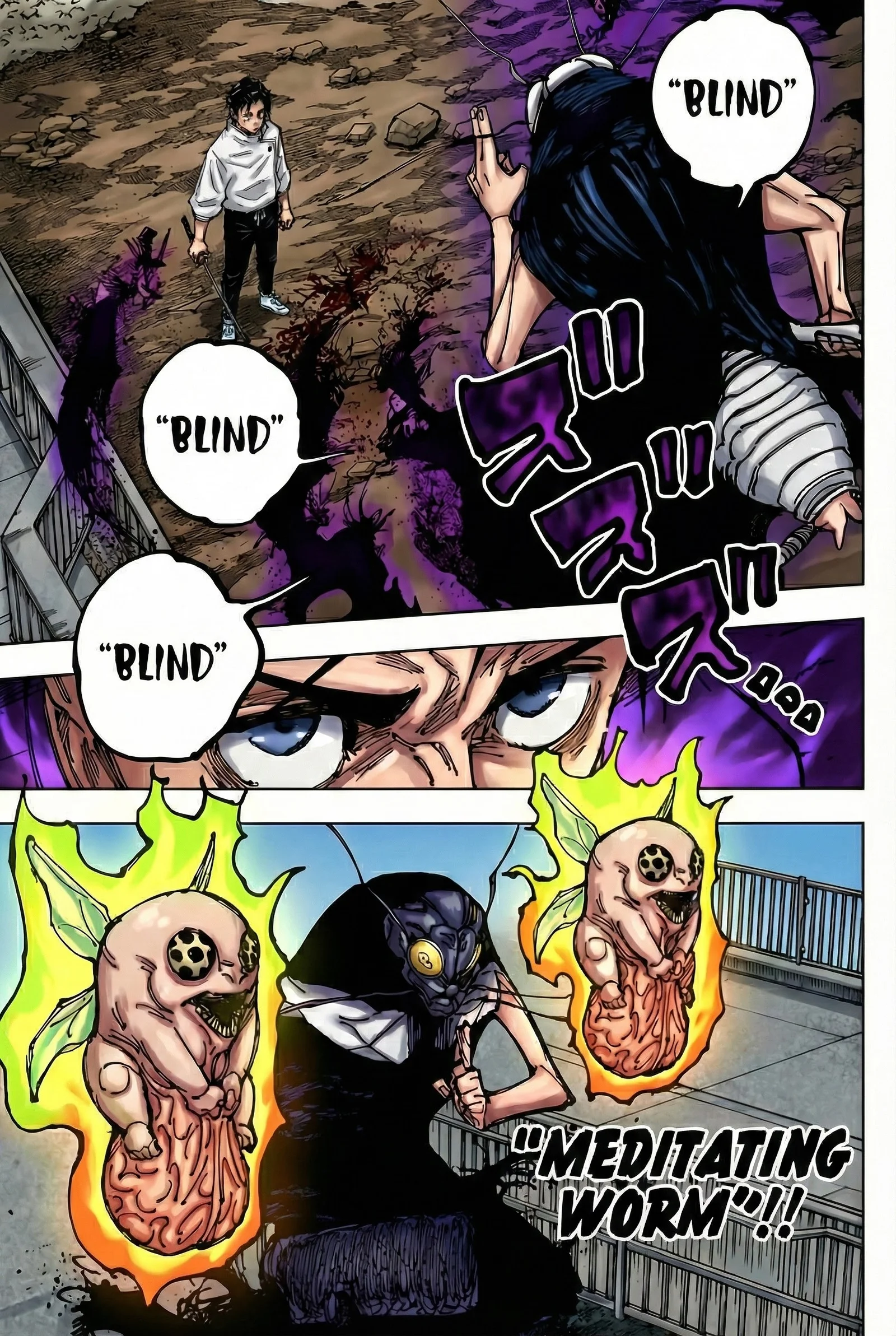 Jujutsu Kaisen Colored Manga JJK — Chapter 175 — Page 9