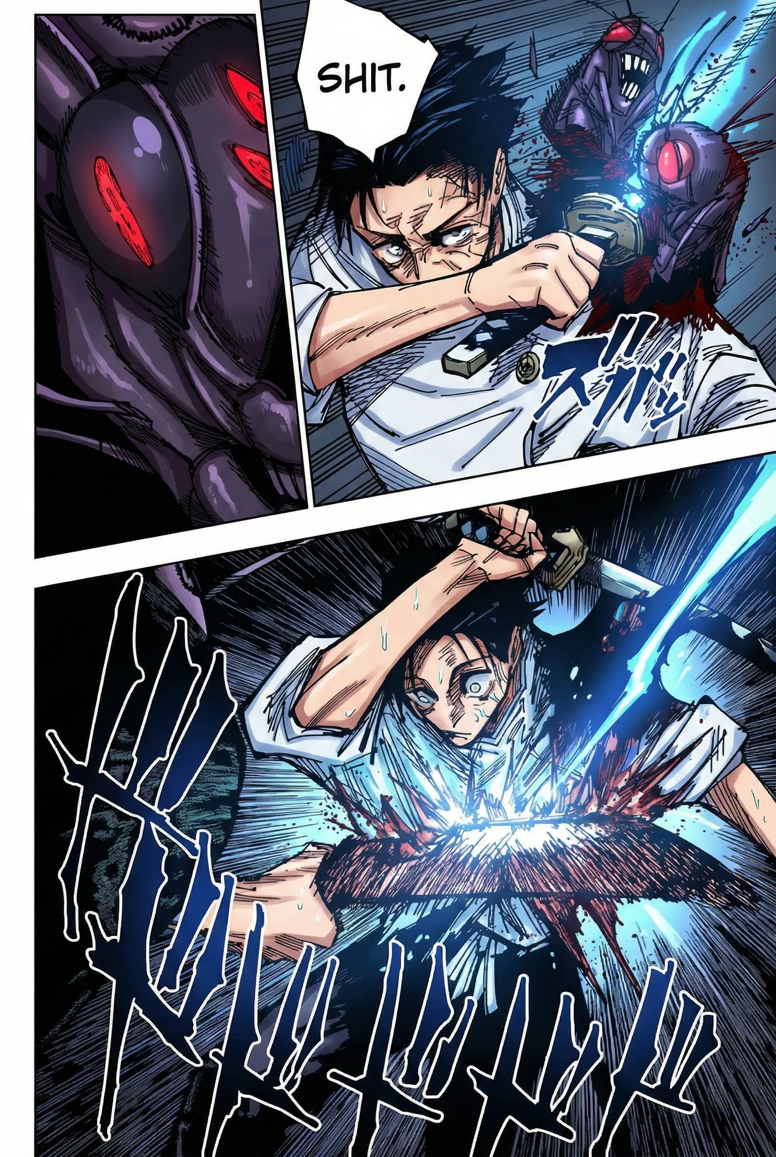Jujutsu Kaisen Colored Manga JJK — Chapter 175 — Page 14