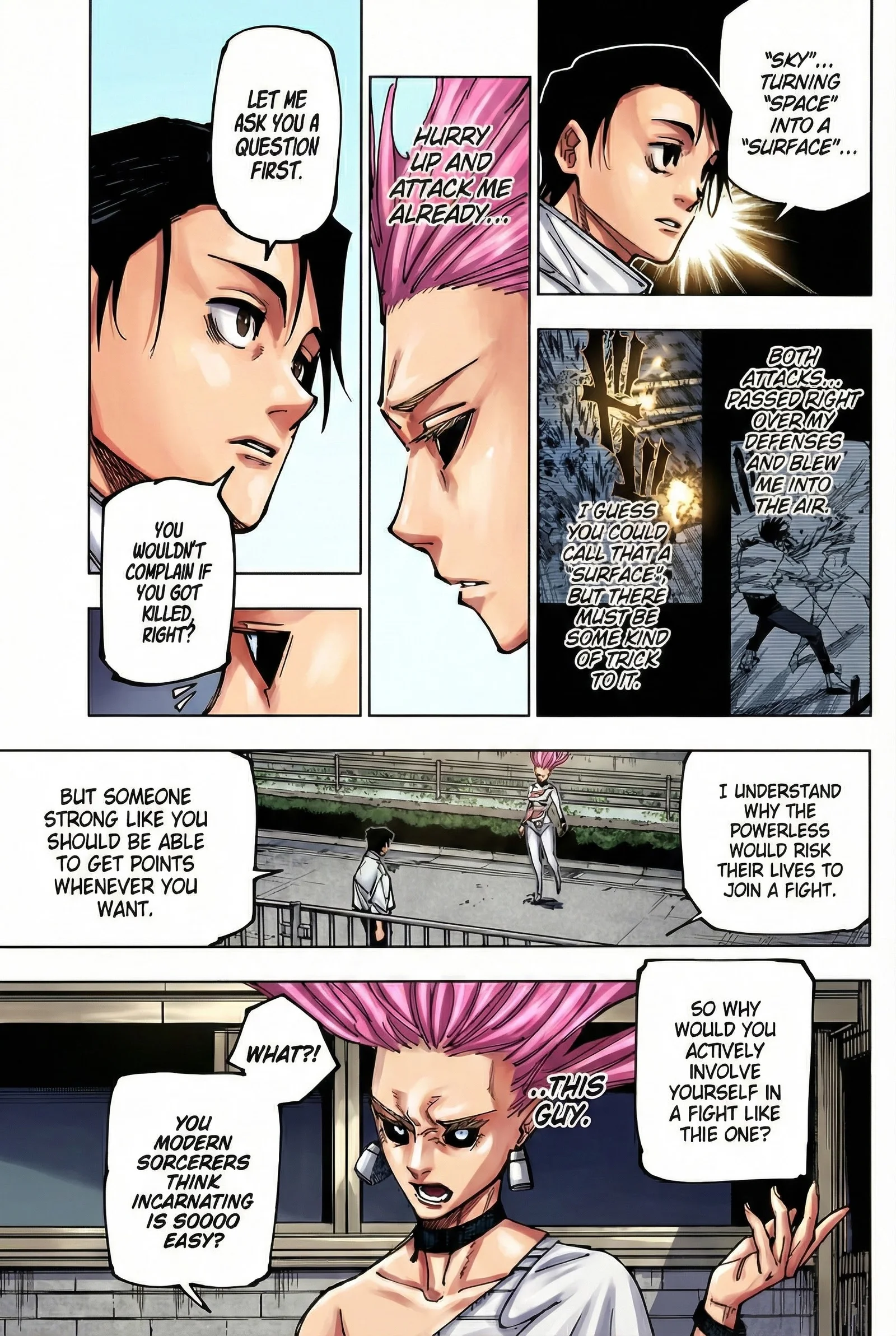 Jujutsu Kaisen Colored Manga JJK — Chapter 176 — Page 7