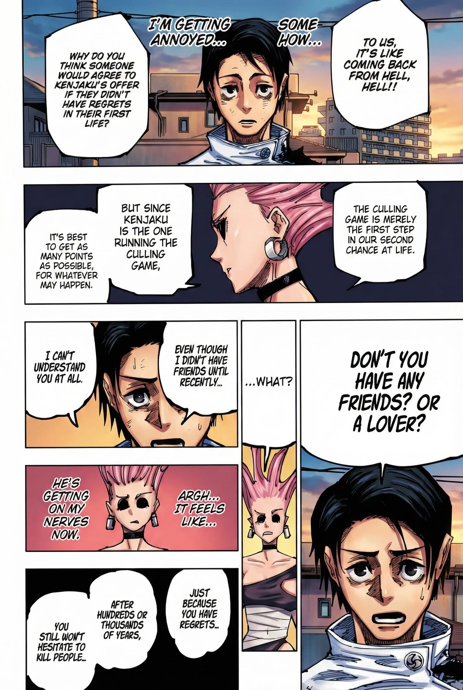 Jujutsu Kaisen Colored Manga JJK — Chapter 176 — Page 8