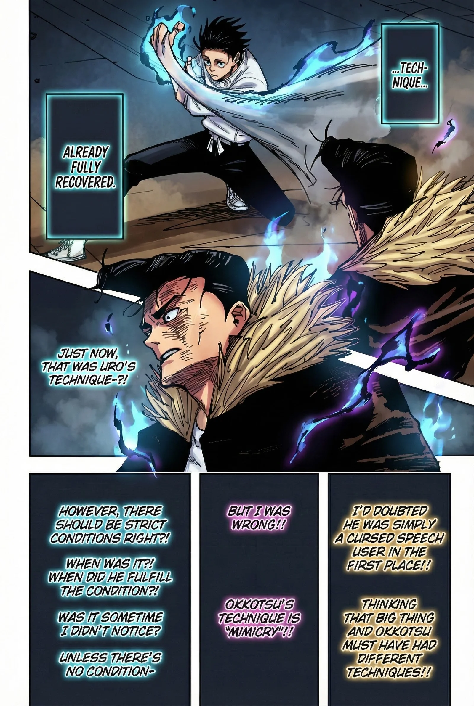 Jujutsu Kaisen Colored Manga JJK — Chapter 180 — Page 9