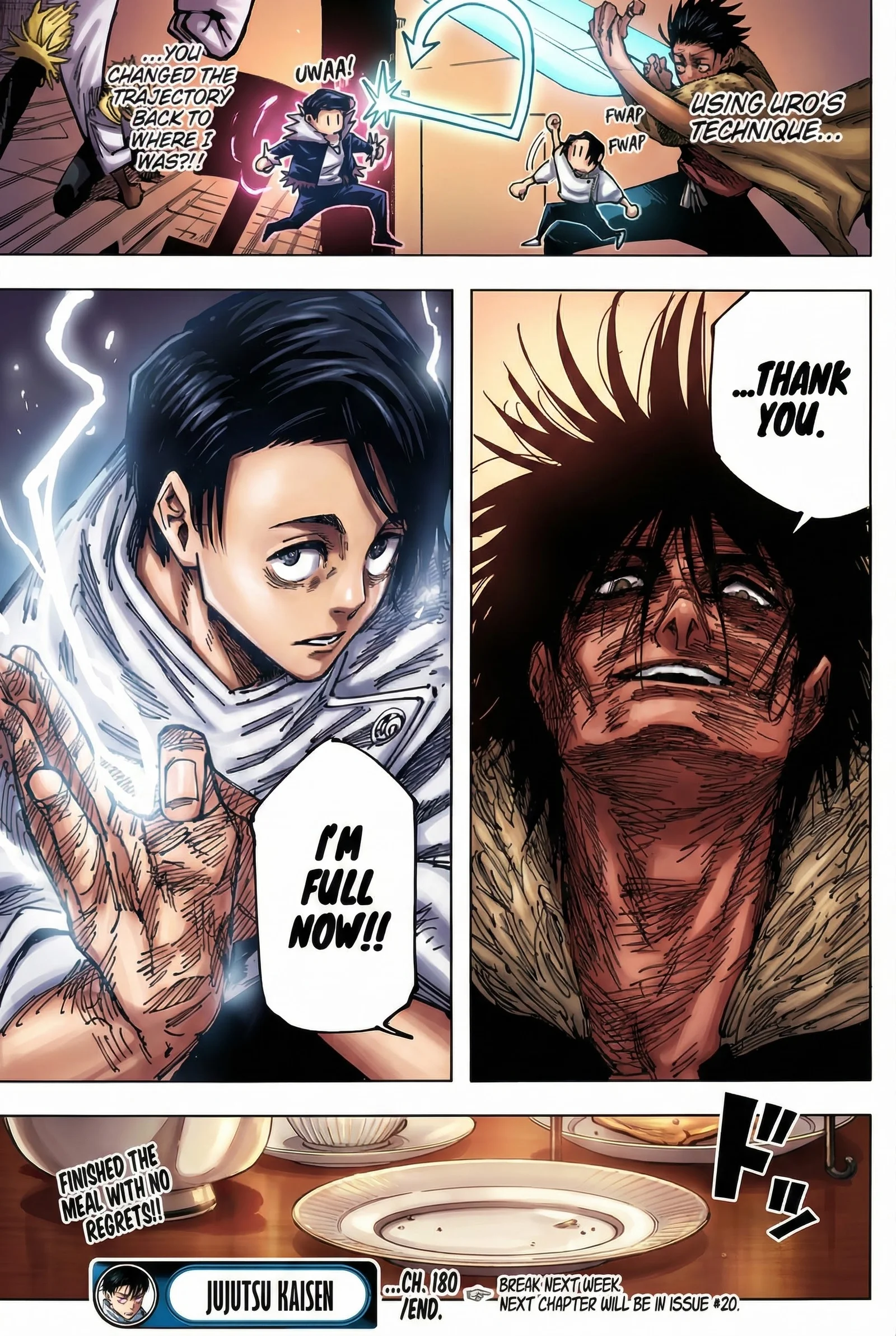 Jujutsu Kaisen Colored Manga JJK — Chapter 180 — Page 16