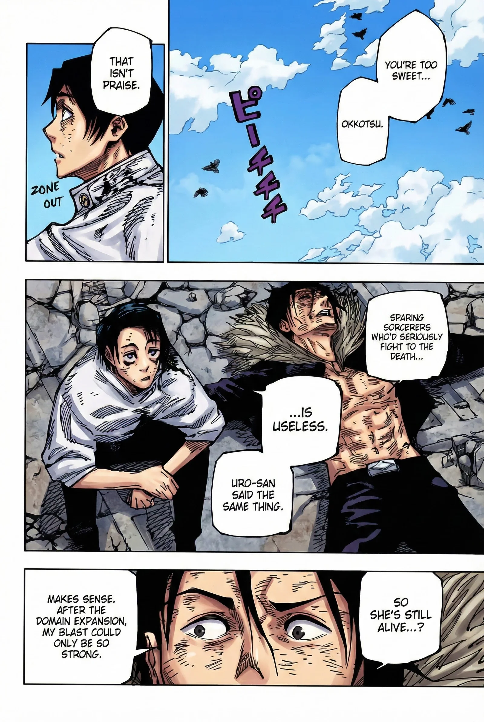 Jujutsu Kaisen Colored Manga JJK — Chapter 181 — Page 5