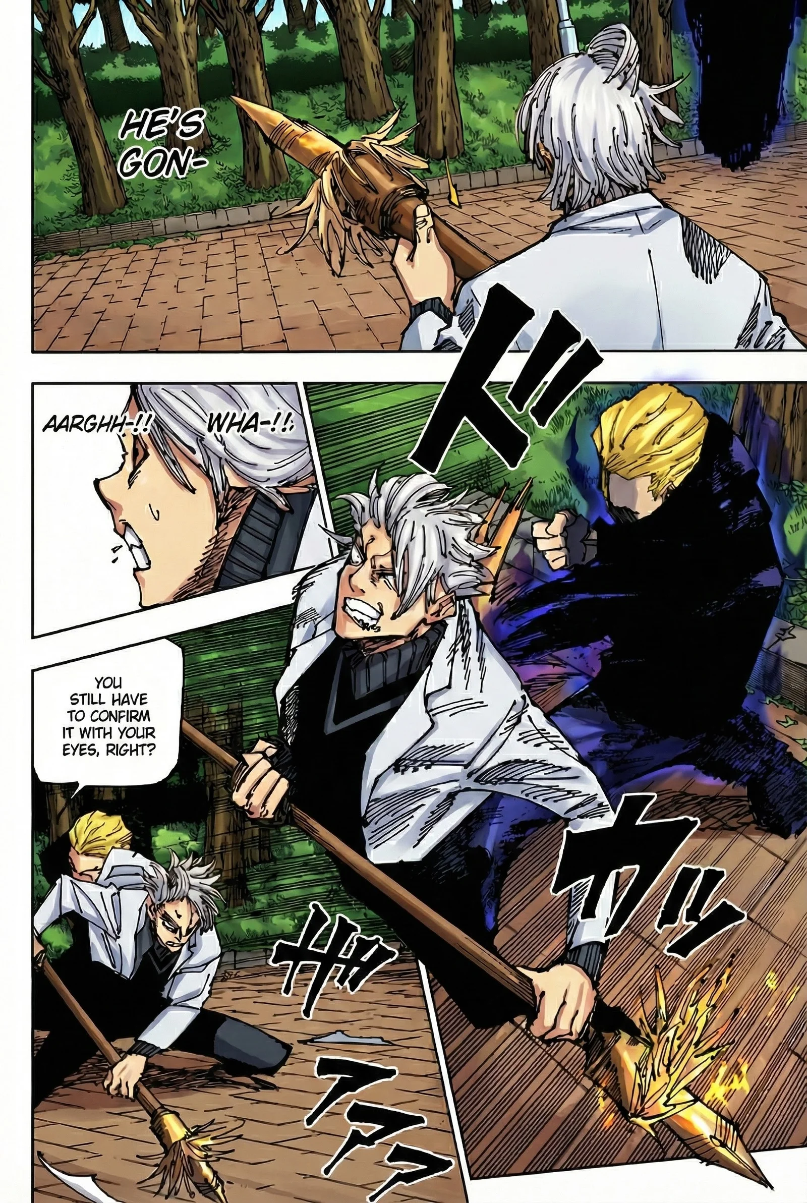 Jujutsu Kaisen Colored Manga JJK — Chapter 182 — Page 12