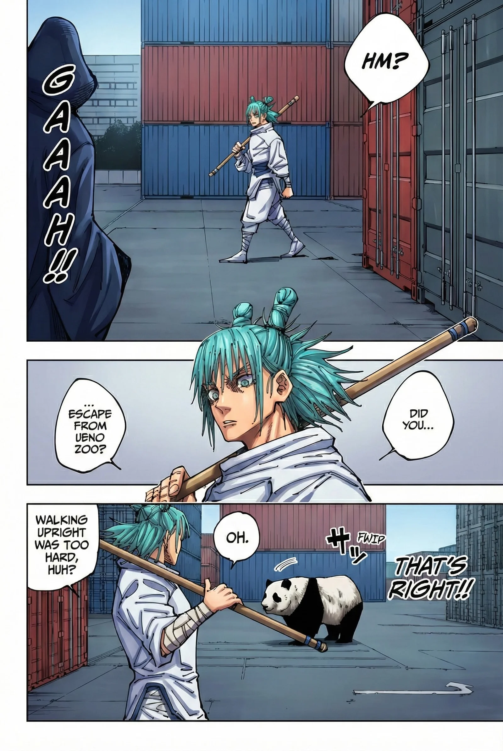 Jujutsu Kaisen Colored Manga JJK — Chapter 184 — Page 4