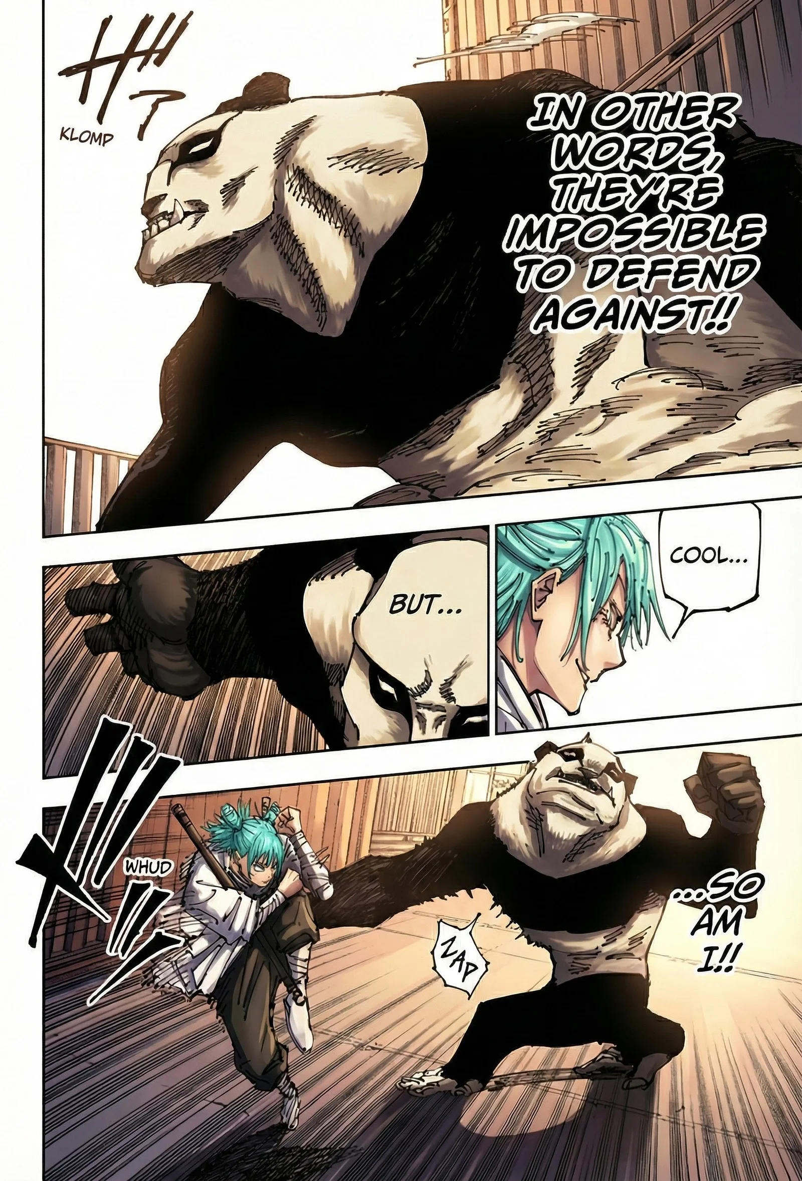 Jujutsu Kaisen Colored Manga JJK — Chapter 184 — Page 8