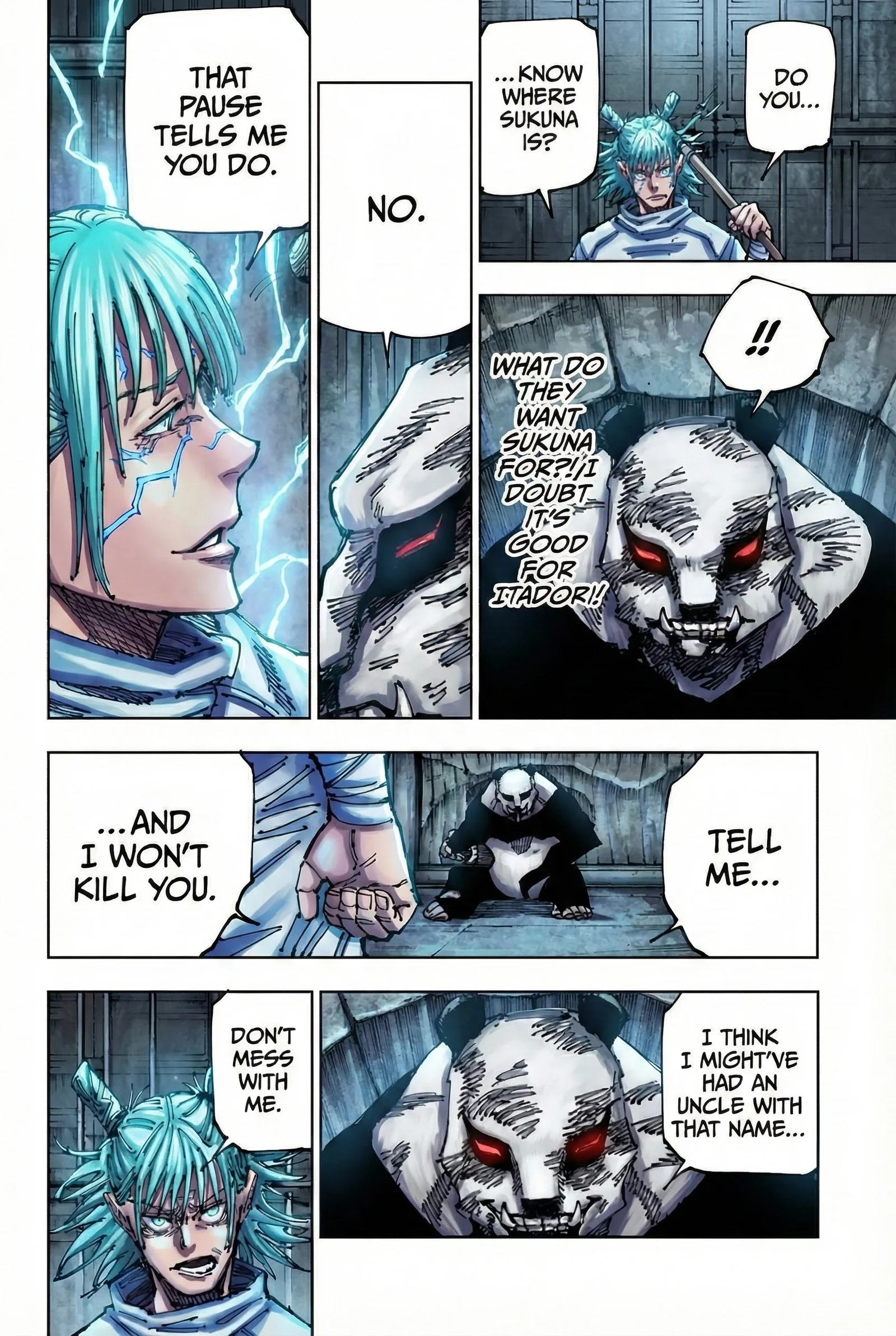 Jujutsu Kaisen Colored Manga JJK — Chapter 184 — Page 14