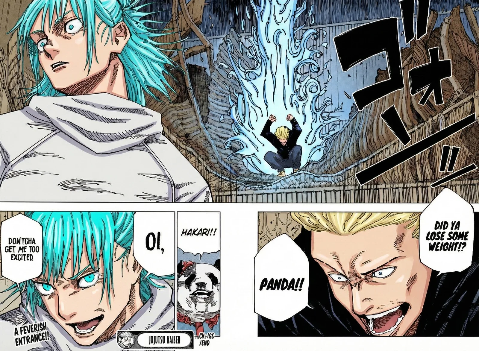Jujutsu Kaisen Colored Manga JJK — Chapter 185 — Page 17