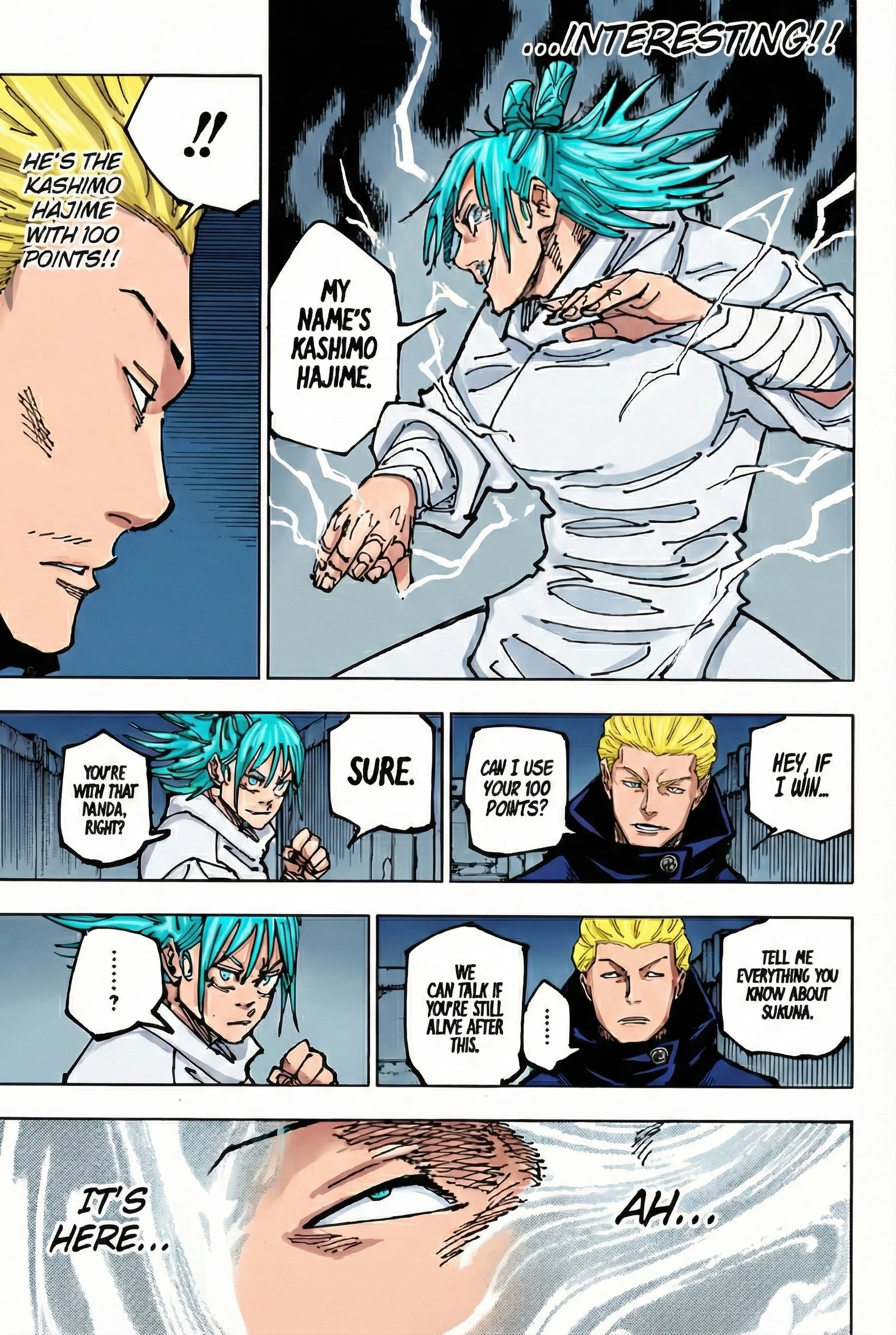 Jujutsu Kaisen Colored Manga JJK — Chapter 186 — Page 6