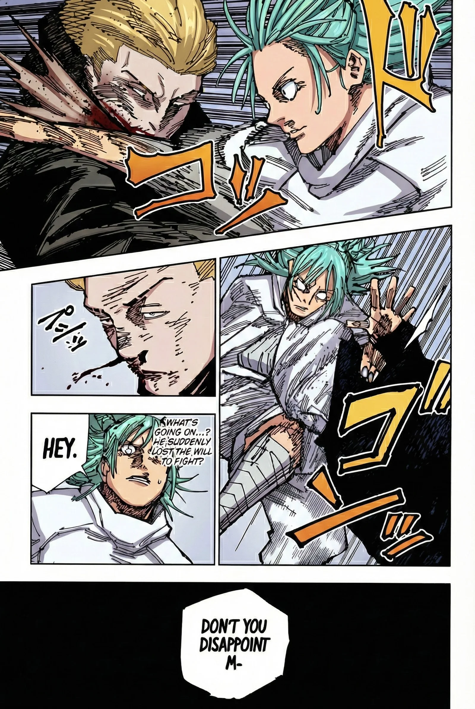 Jujutsu Kaisen Colored Manga JJK — Chapter 186 — Page 8