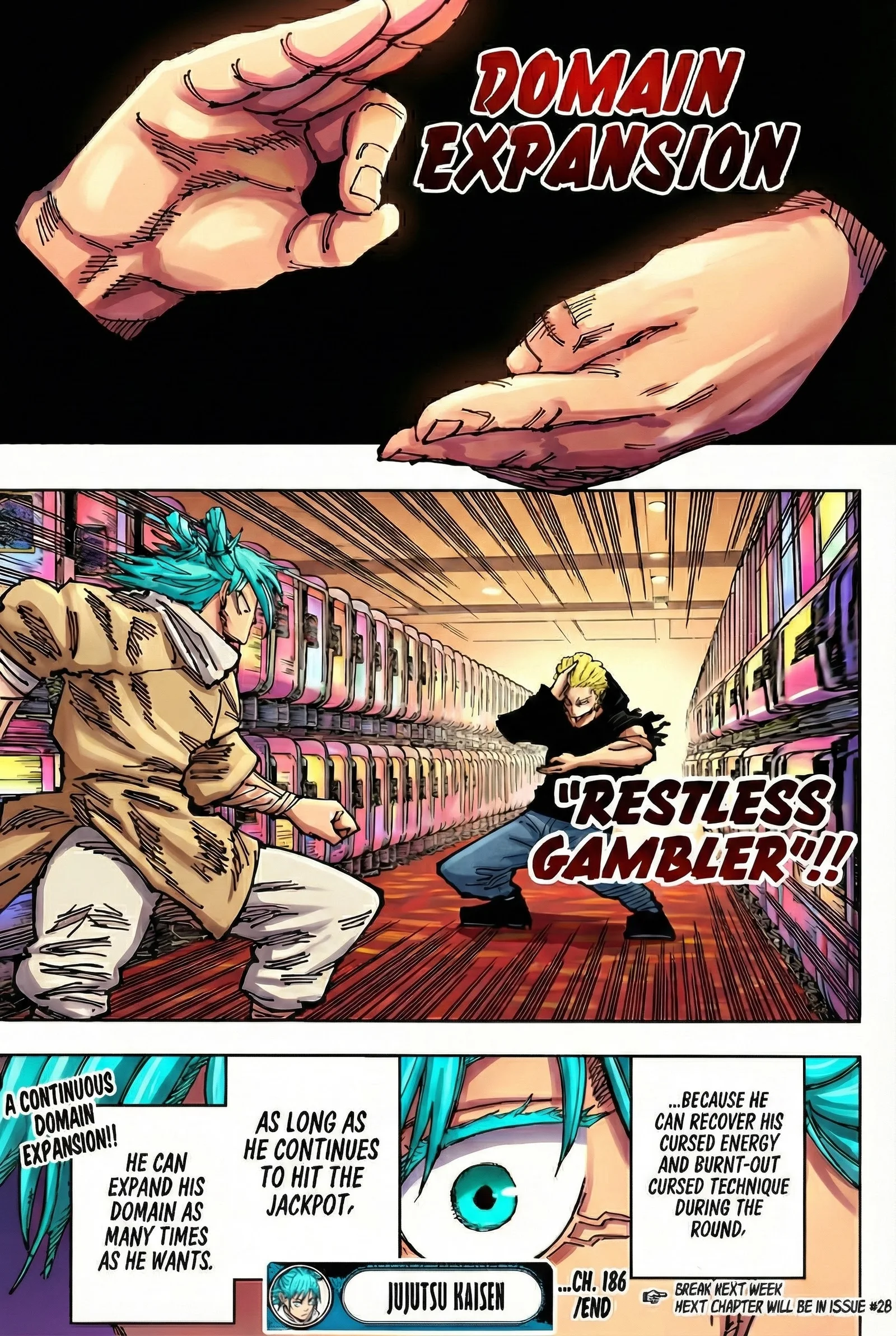 Jujutsu Kaisen Colored Manga JJK — Chapter 186 — Page 17