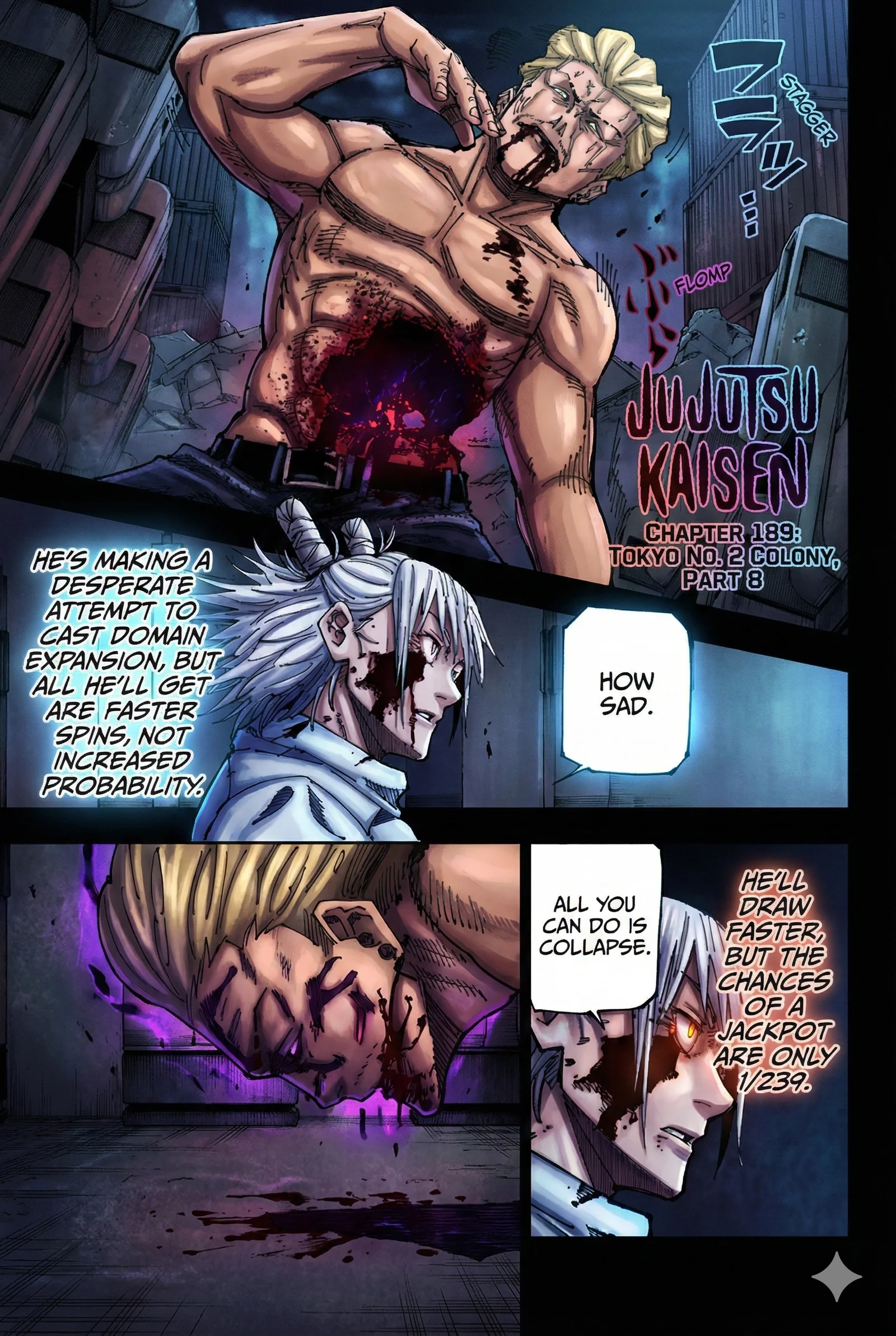 Jujutsu Kaisen Colored Manga JJK β Chapter 189 β Page 1