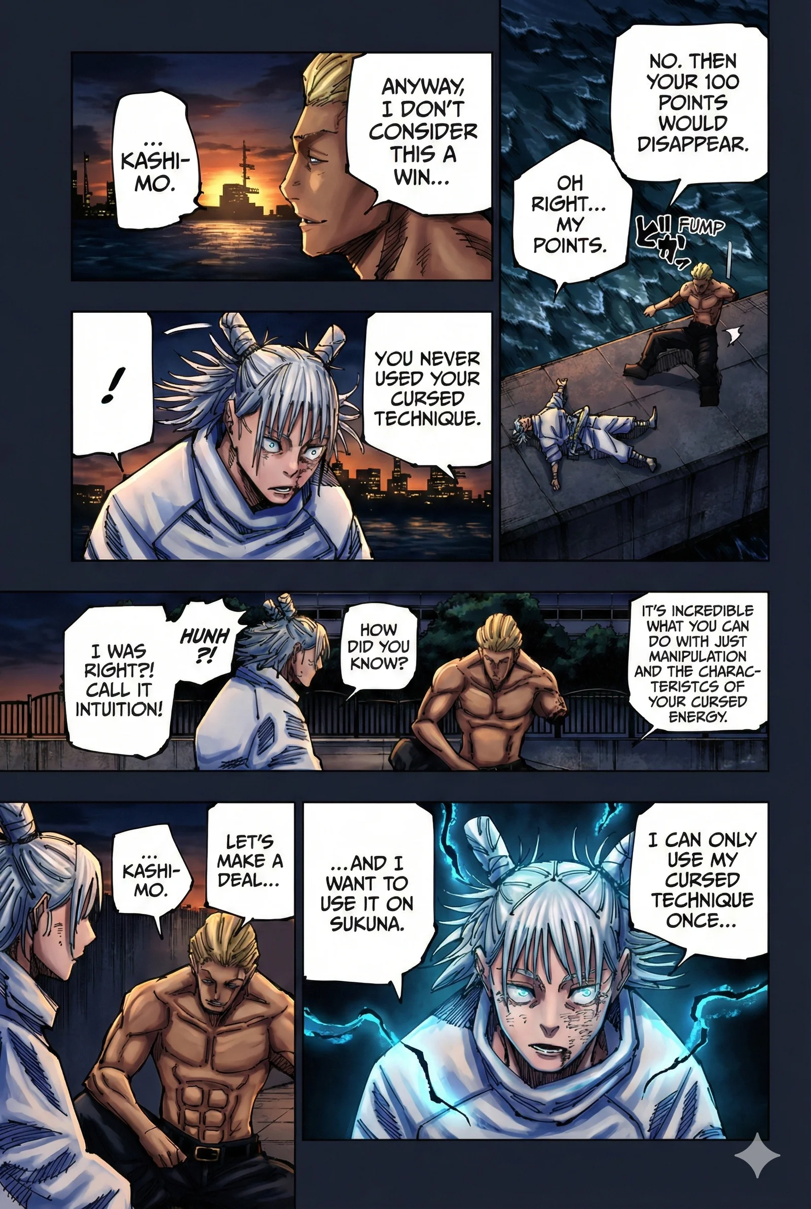Jujutsu Kaisen Colored Manga JJK — Chapter 190 — Page 7