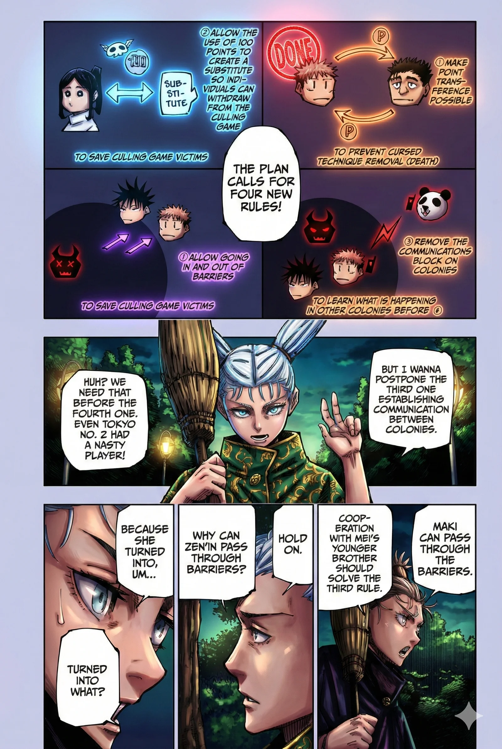 Jujutsu Kaisen Colored Manga JJK — Chapter 190 — Page 13