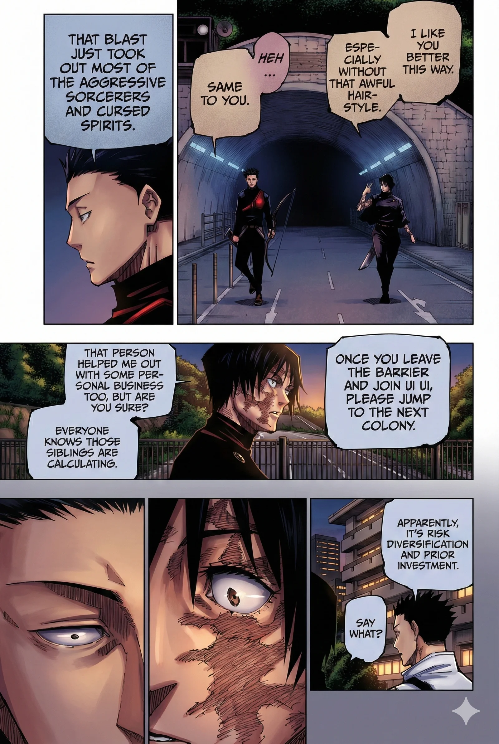 Jujutsu Kaisen Colored Manga JJK — Chapter 190 — Page 14