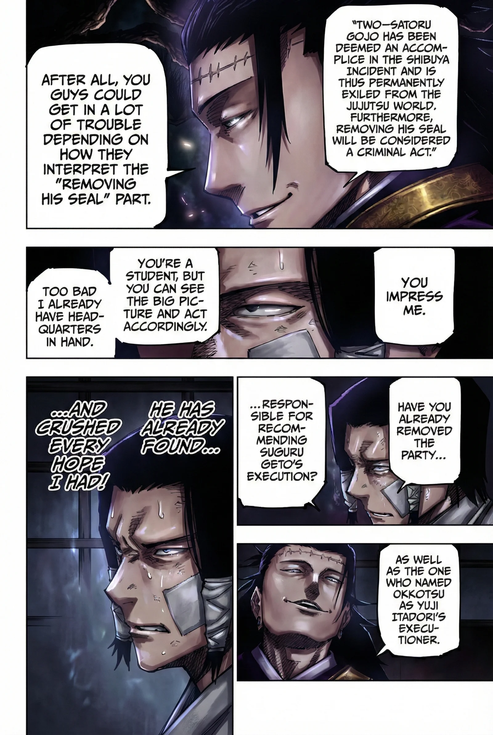 Jujutsu Kaisen Colored Manga JJK β Chapter 191 β Page 6