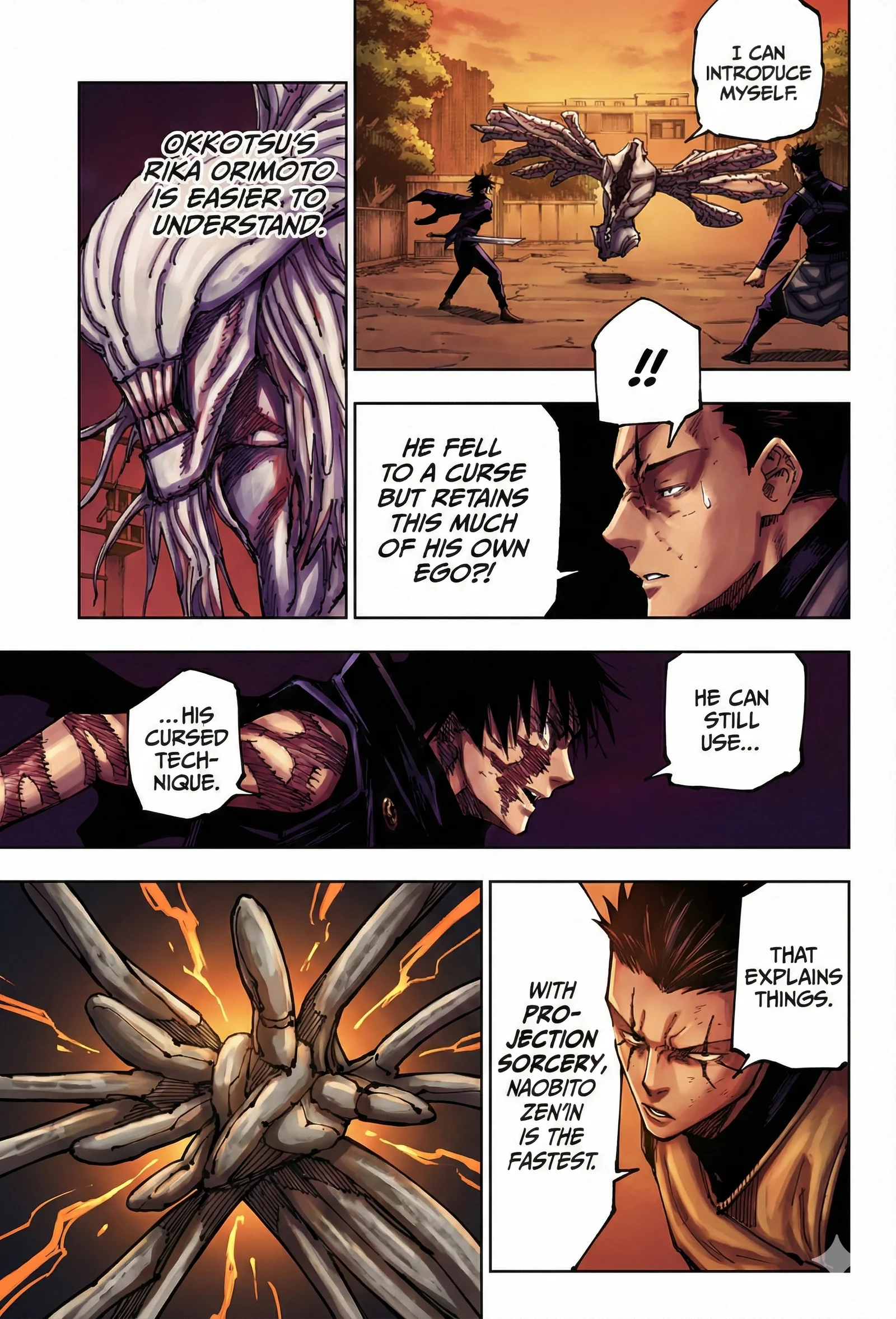 Jujutsu Kaisen Colored Manga JJK — Chapter 193 — Page 7