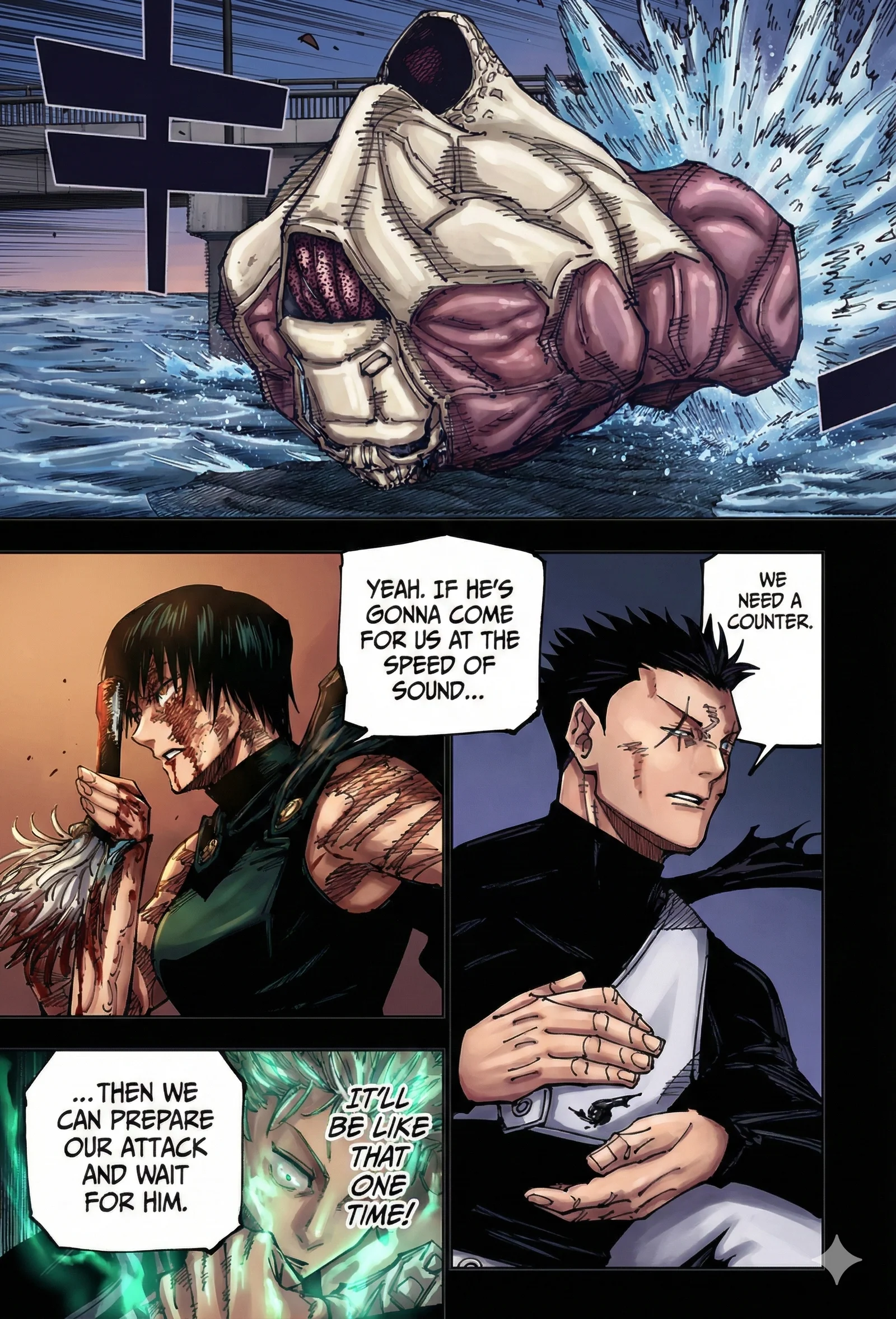 Jujutsu Kaisen Colored Manga JJK — Chapter 193 — Page 14
