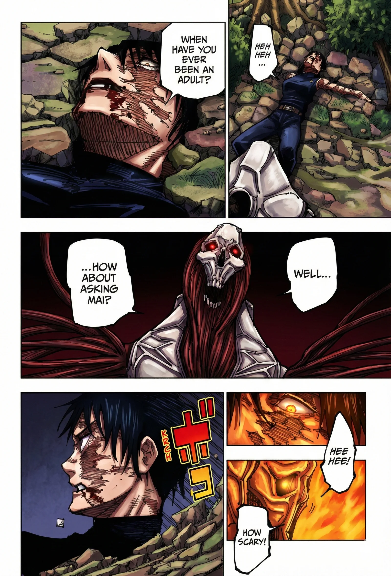 Jujutsu Kaisen Colored Manga JJK — Chapter 194 — Page 2