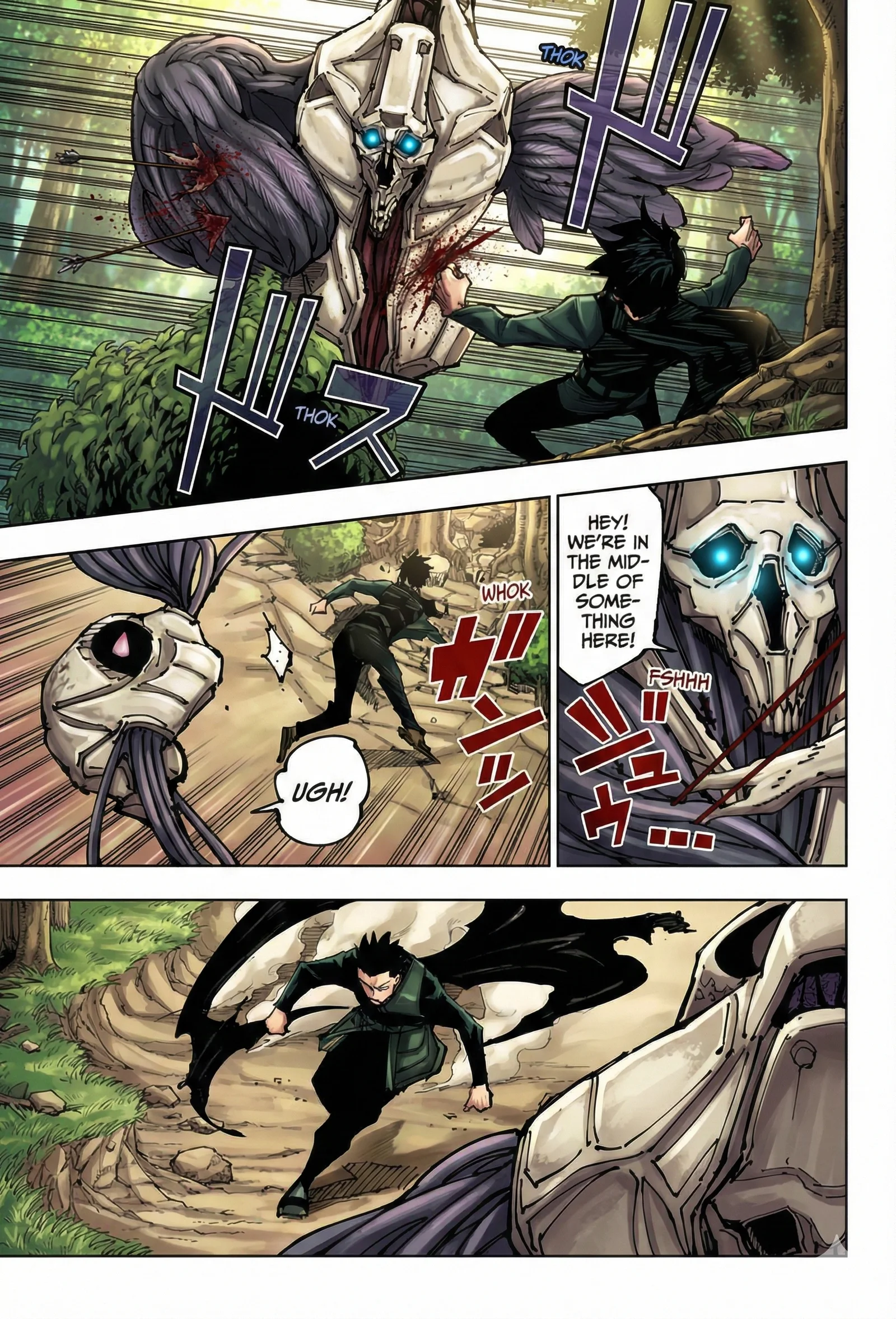 Jujutsu Kaisen Colored Manga JJK — Chapter 194 — Page 3