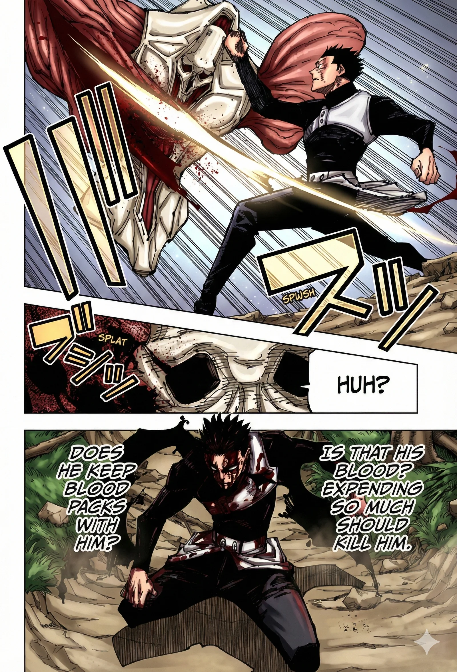Jujutsu Kaisen Colored Manga JJK — Chapter 194 — Page 4