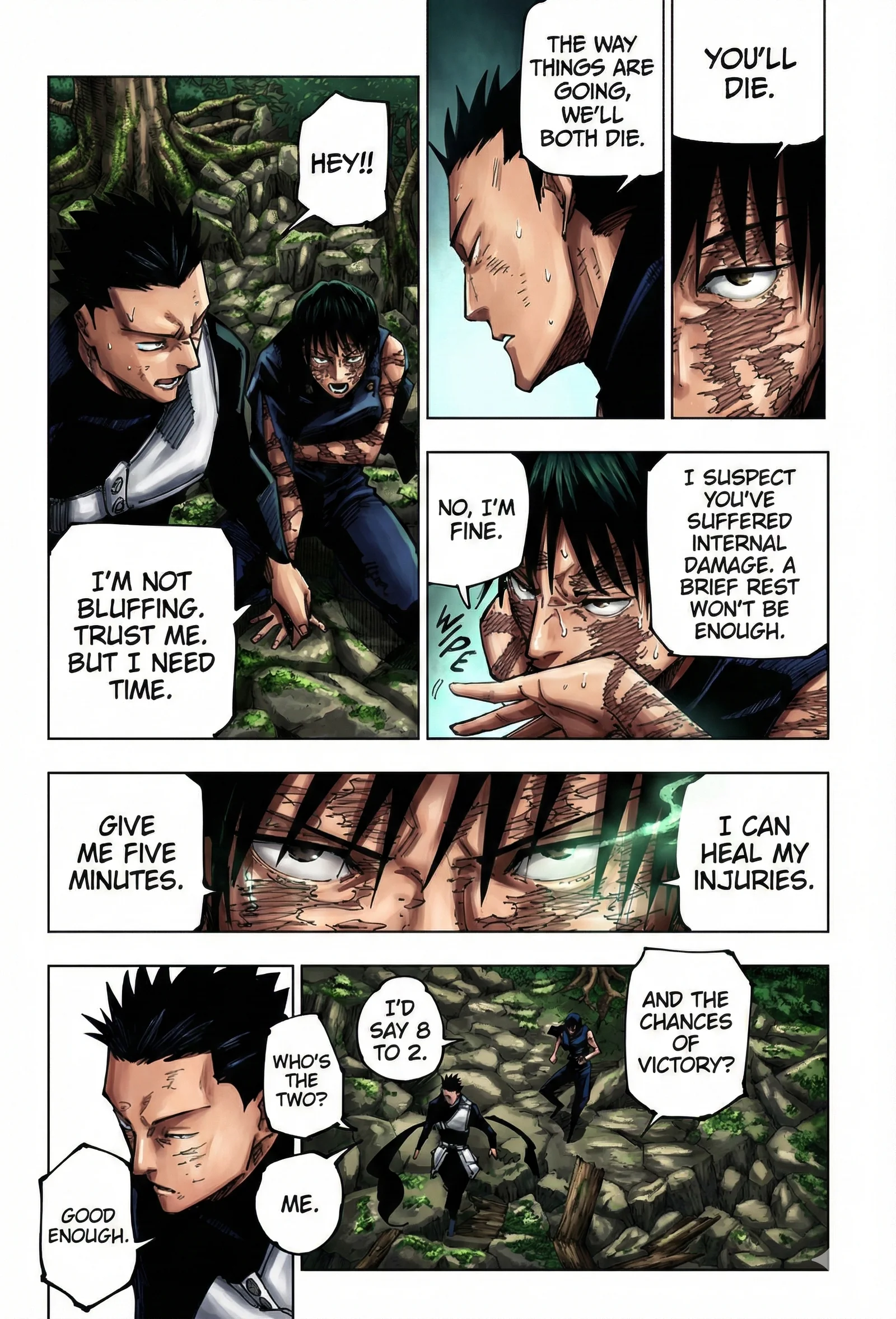 Jujutsu Kaisen Colored Manga JJK — Chapter 194 — Page 6