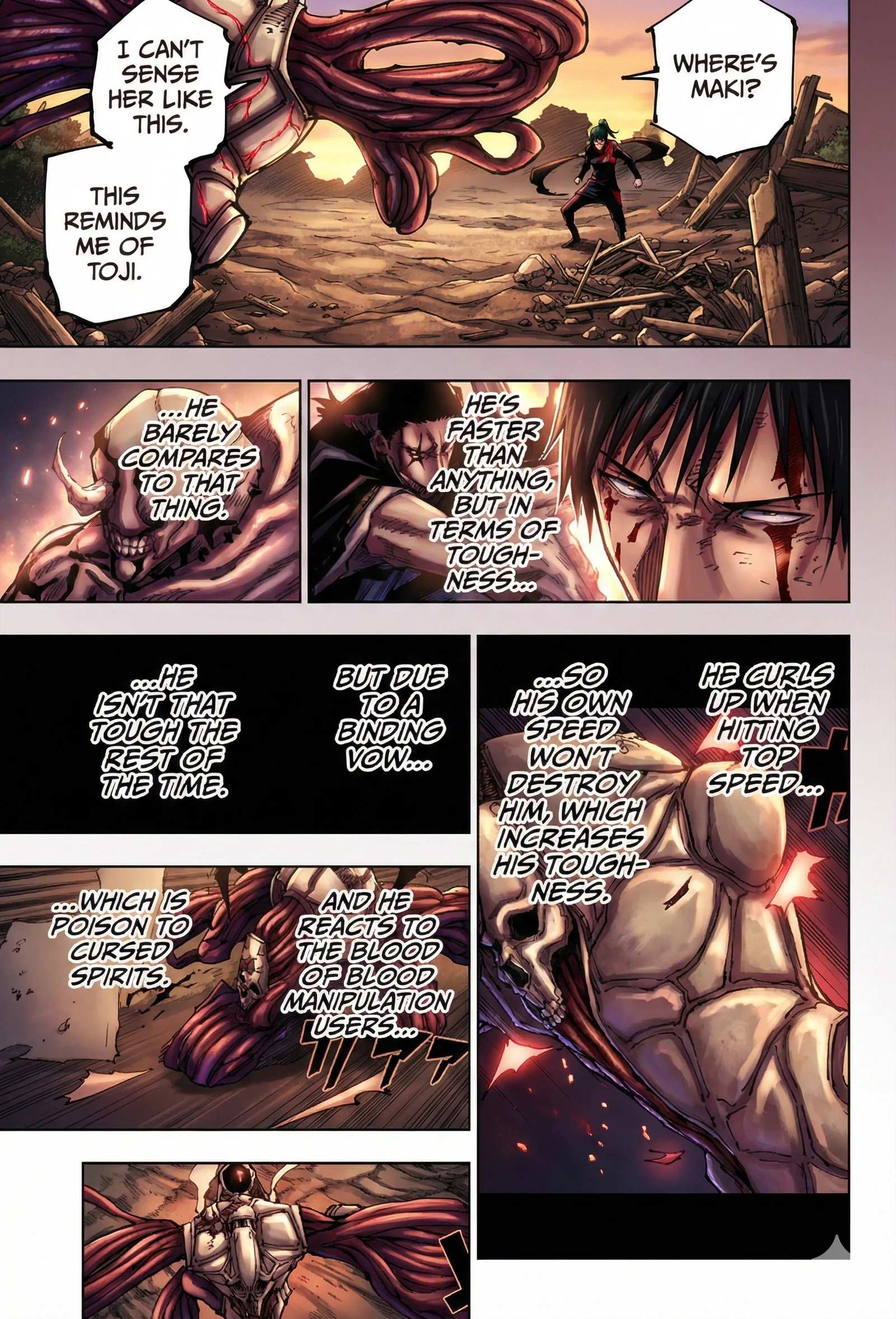 Jujutsu Kaisen Colored Manga JJK — Chapter 194 — Page 9