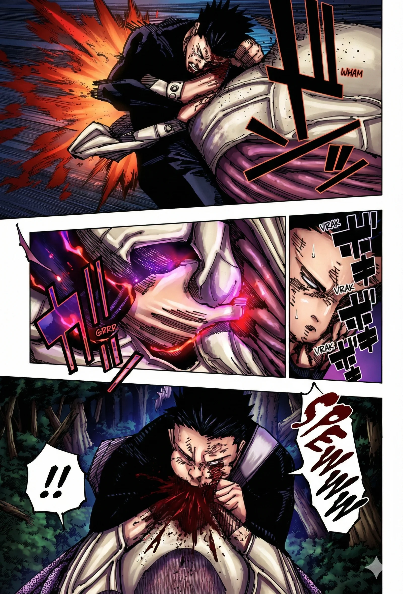 Jujutsu Kaisen Colored Manga JJK — Chapter 194 — Page 11
