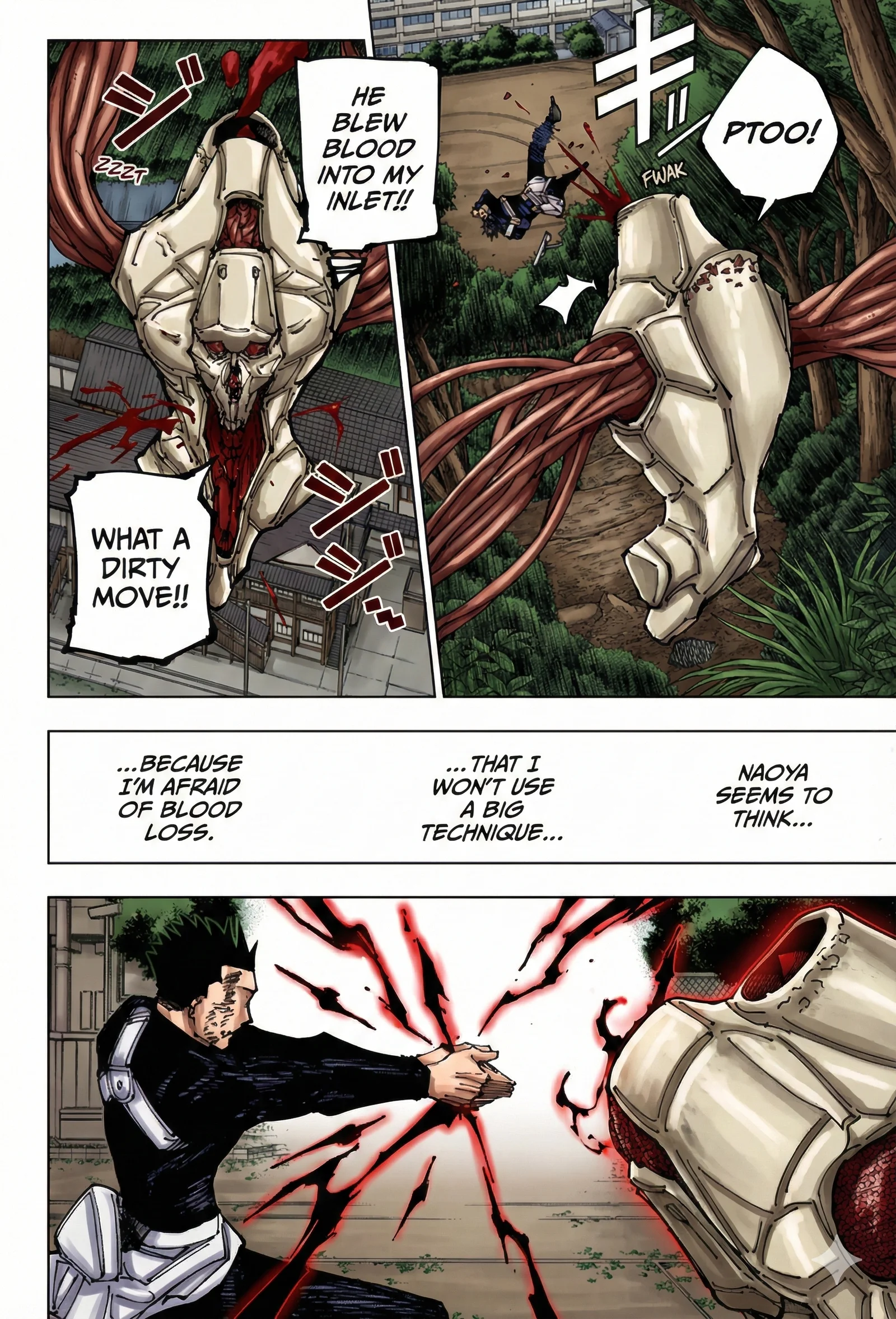 Jujutsu Kaisen Colored Manga JJK — Chapter 194 — Page 12
