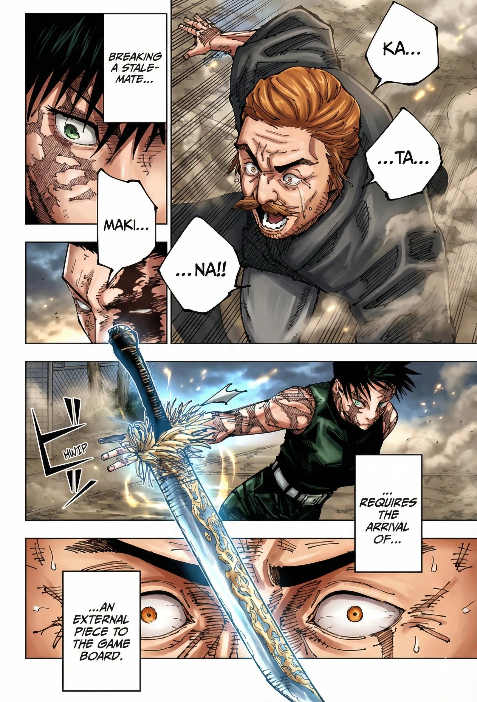 Jujutsu Kaisen Colored Manga JJK — Chapter 195 — Page 9
