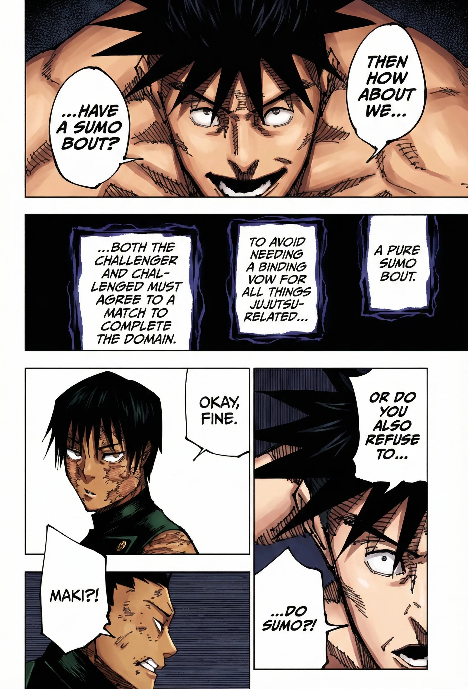 Jujutsu Kaisen Colored Manga JJK — Chapter 196 — Page 2