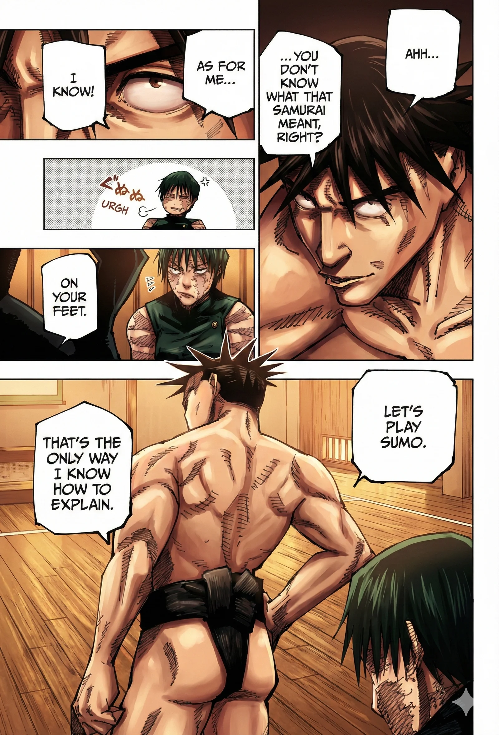 Jujutsu Kaisen Colored Manga JJK — Chapter 196 — Page 14