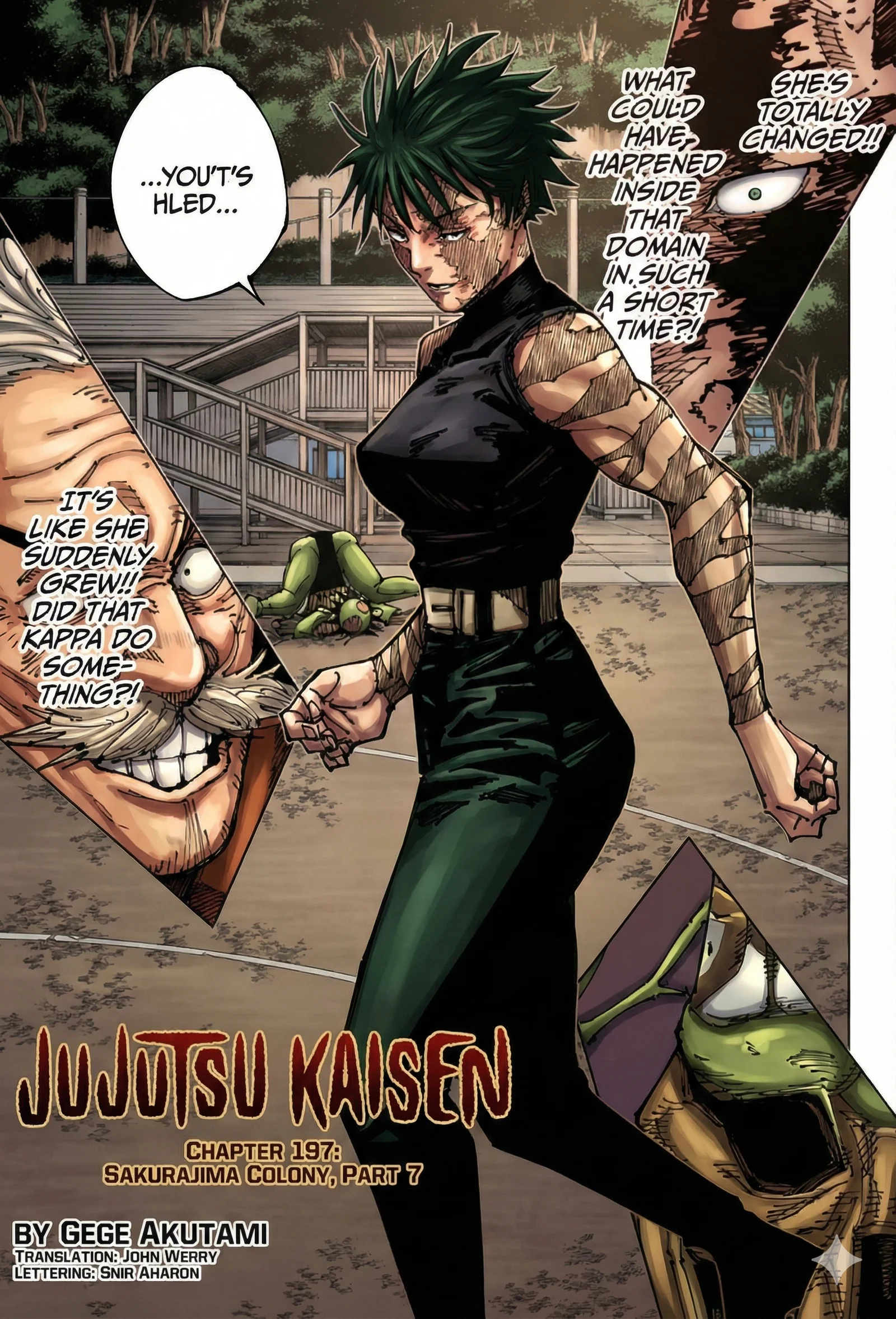 Jujutsu Kaisen Colored Manga JJK — Chapter 197 — Page 1