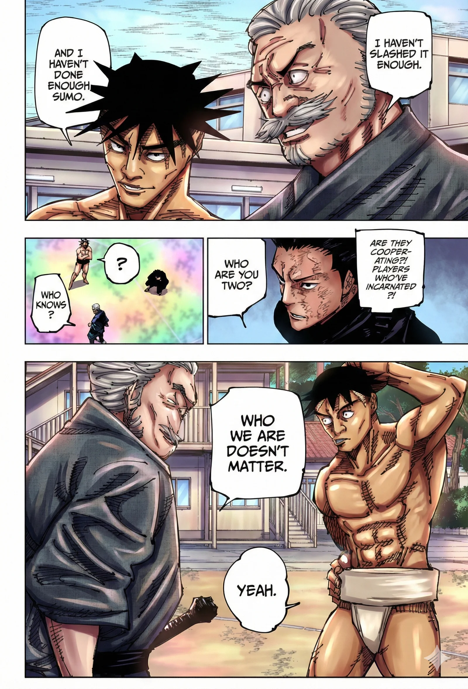 Jujutsu Kaisen Colored Manga JJK — Chapter 197 — Page 4
