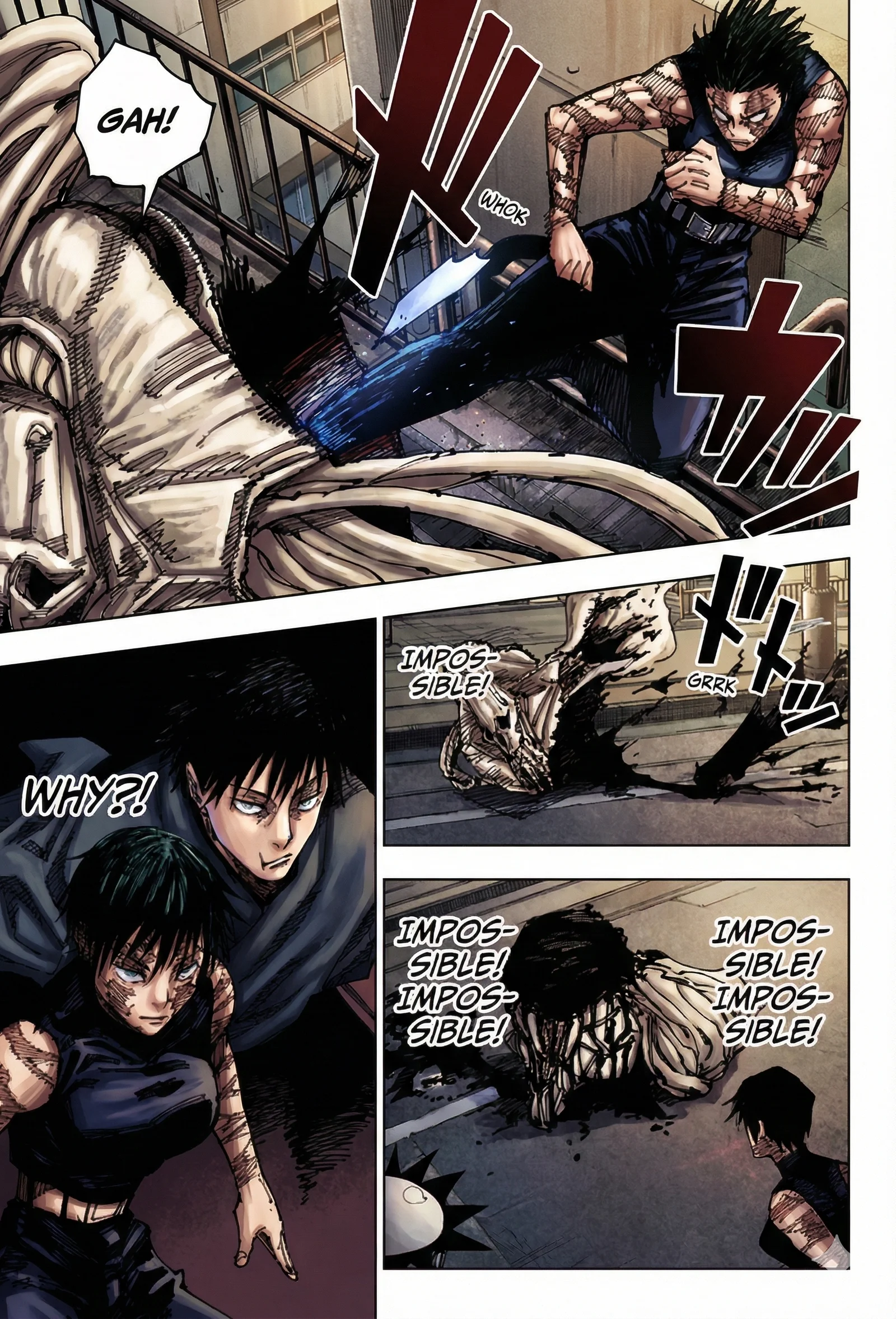 Jujutsu Kaisen Colored Manga JJK — Chapter 197 — Page 18
