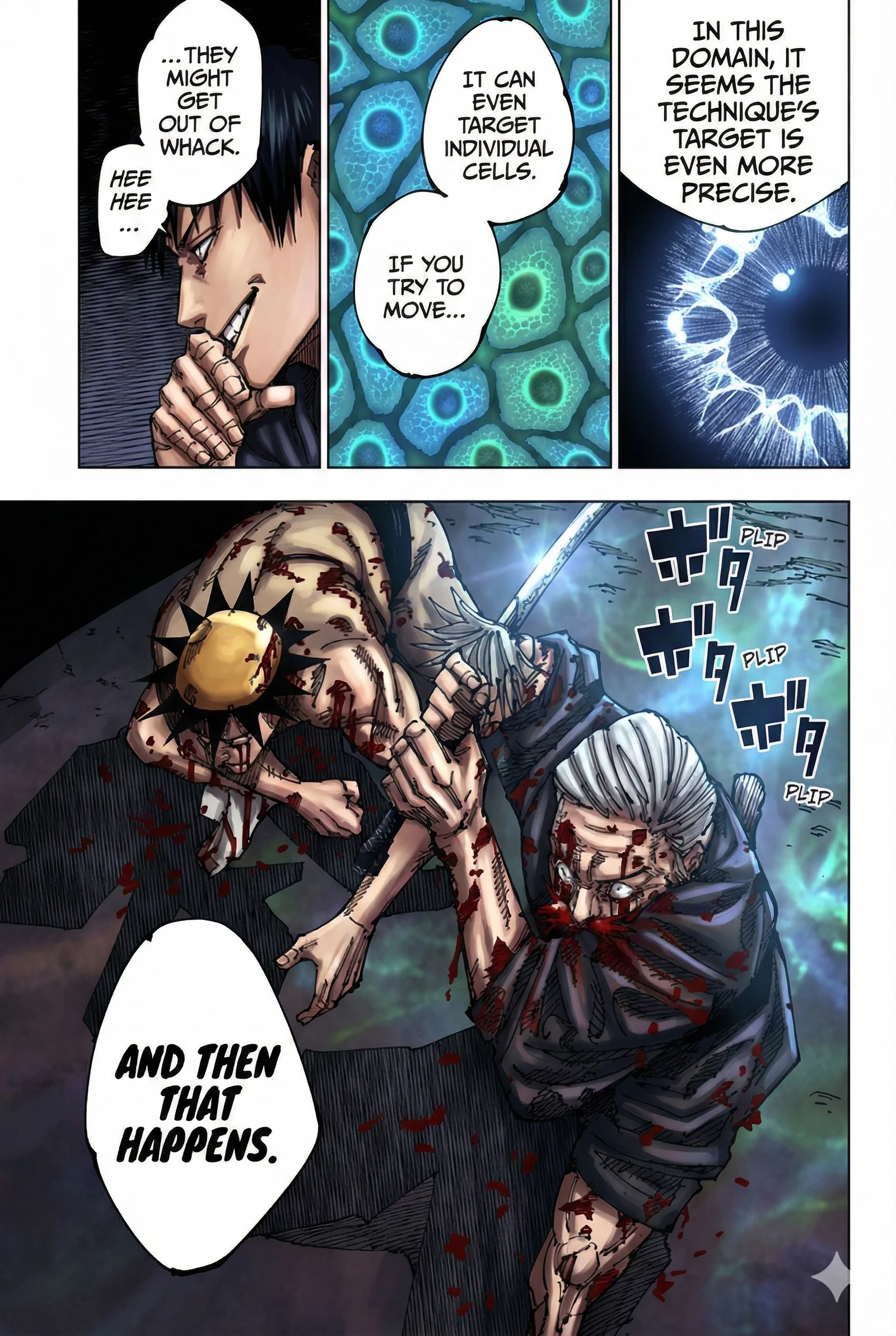 Jujutsu Kaisen Colored Manga JJK — Chapter 198 — Page 7