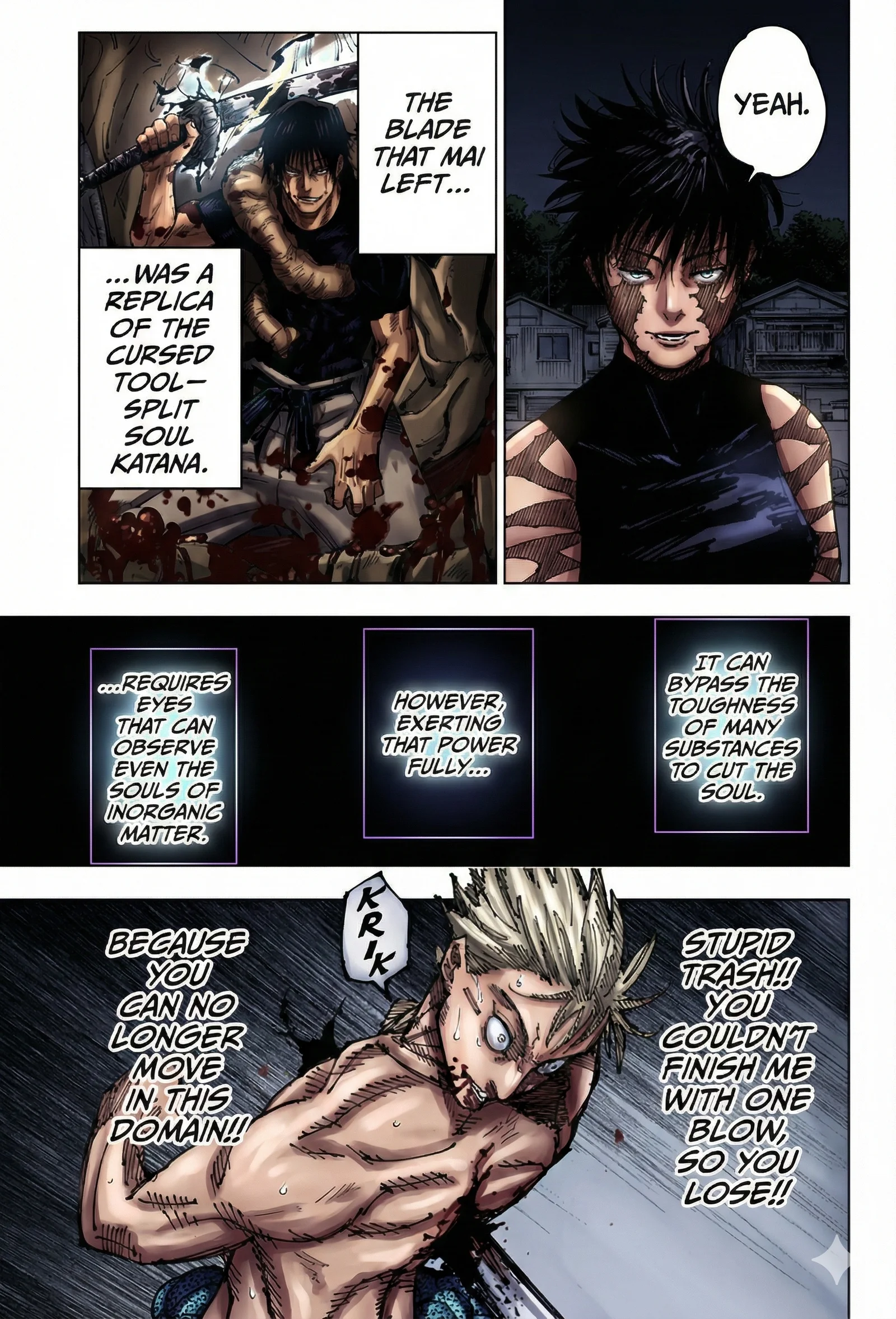 Jujutsu Kaisen Colored Manga JJK — Chapter 198 — Page 12