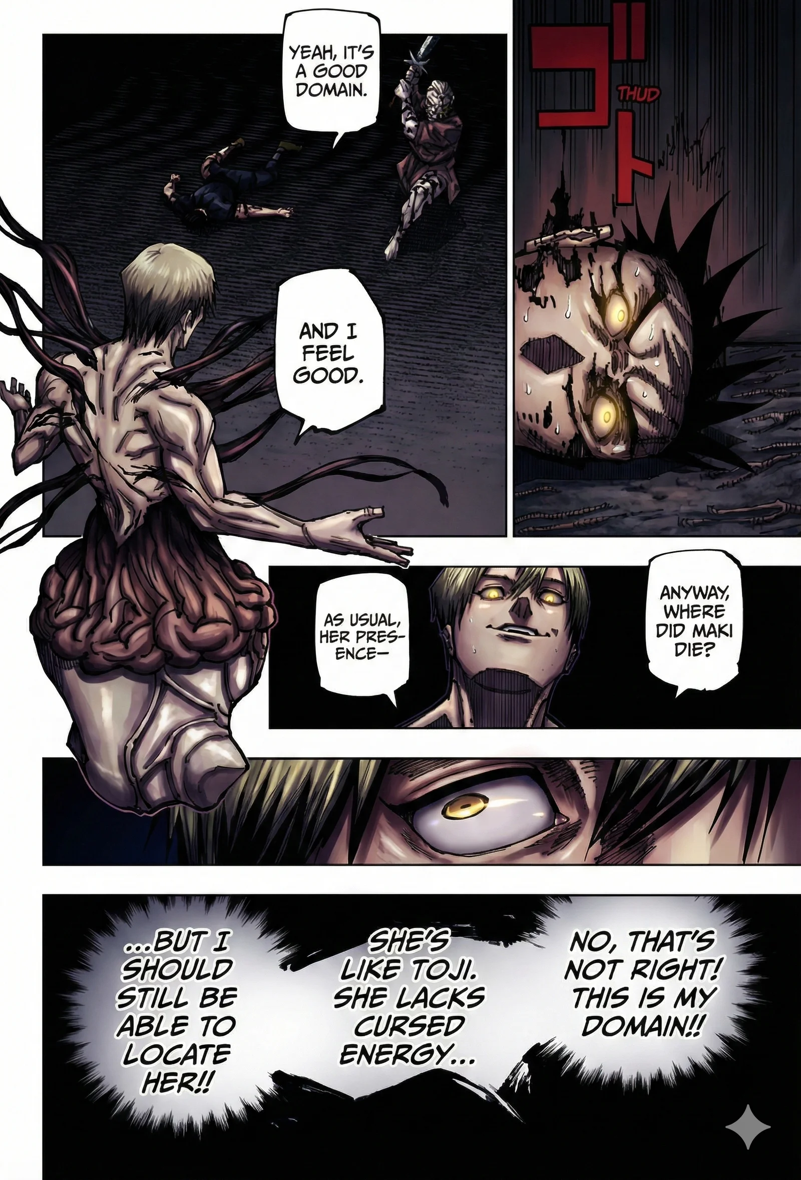 Jujutsu Kaisen Colored Manga JJK — Chapter 198 — Page 14